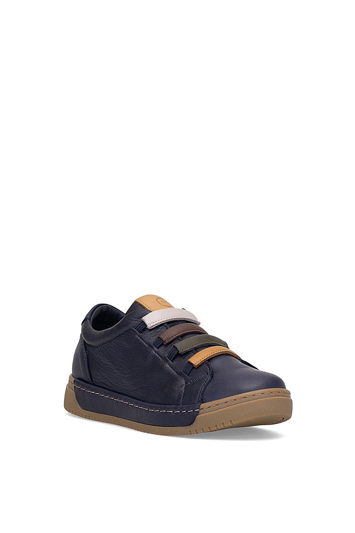 D25KA-240 Kadın Hakiki Deri Casual Ayakkabı Lacivert - Görsel 3