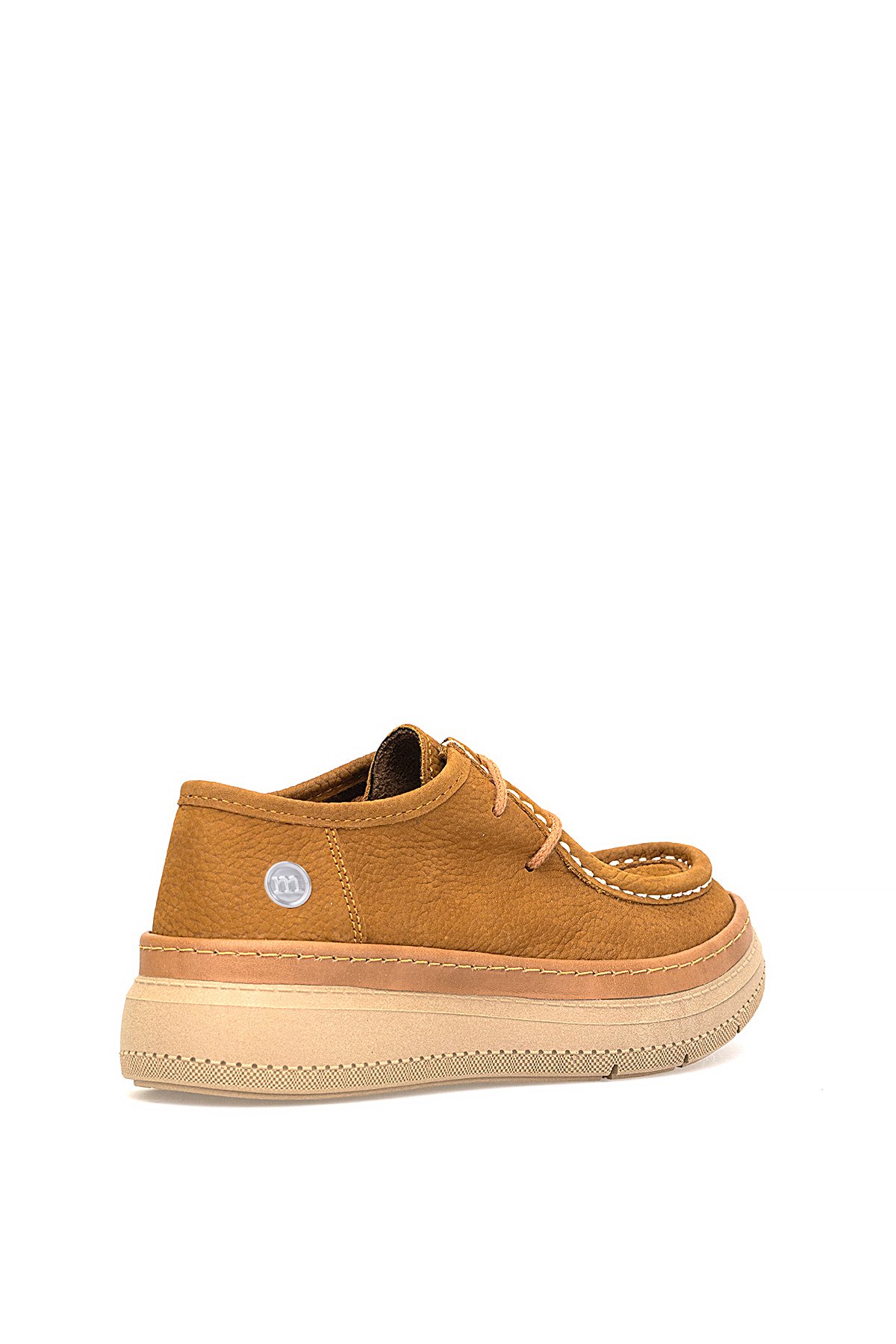 D25KA-7025 Kadın Hakiki Nubuk Deri Casual Ayakkabı Taba - Görsel 5