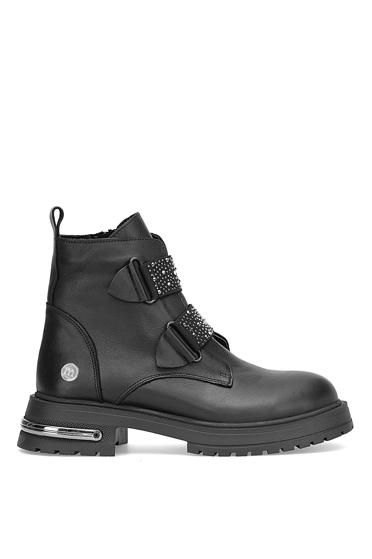 D25KB-8175 Kadın Hakiki Deri Topuklu Bot Siyah - Görsel 2