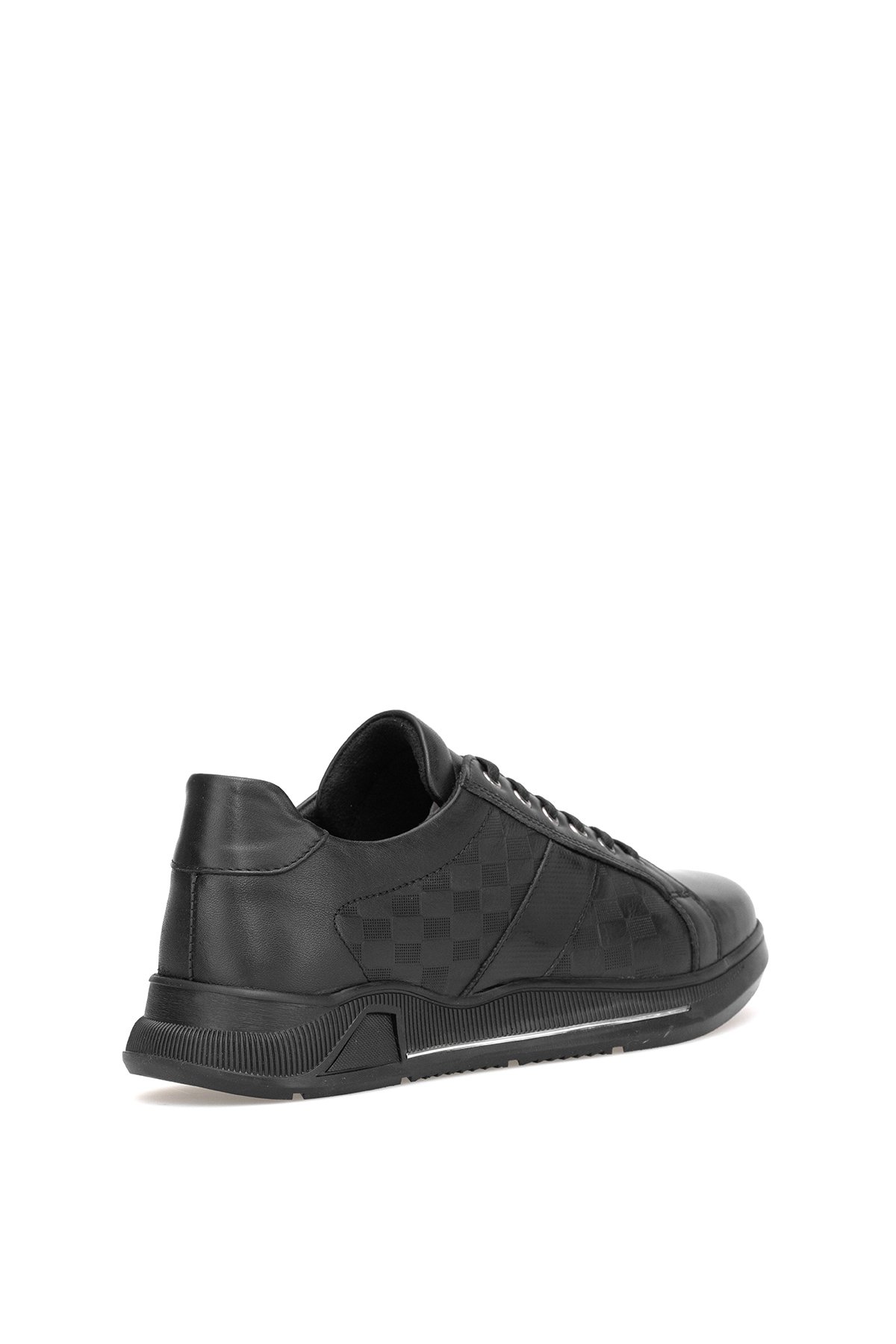 Elit SLBDR9055 Erkek Hakiki Deri Casual Ayakkabı Siyah - Görsel 5