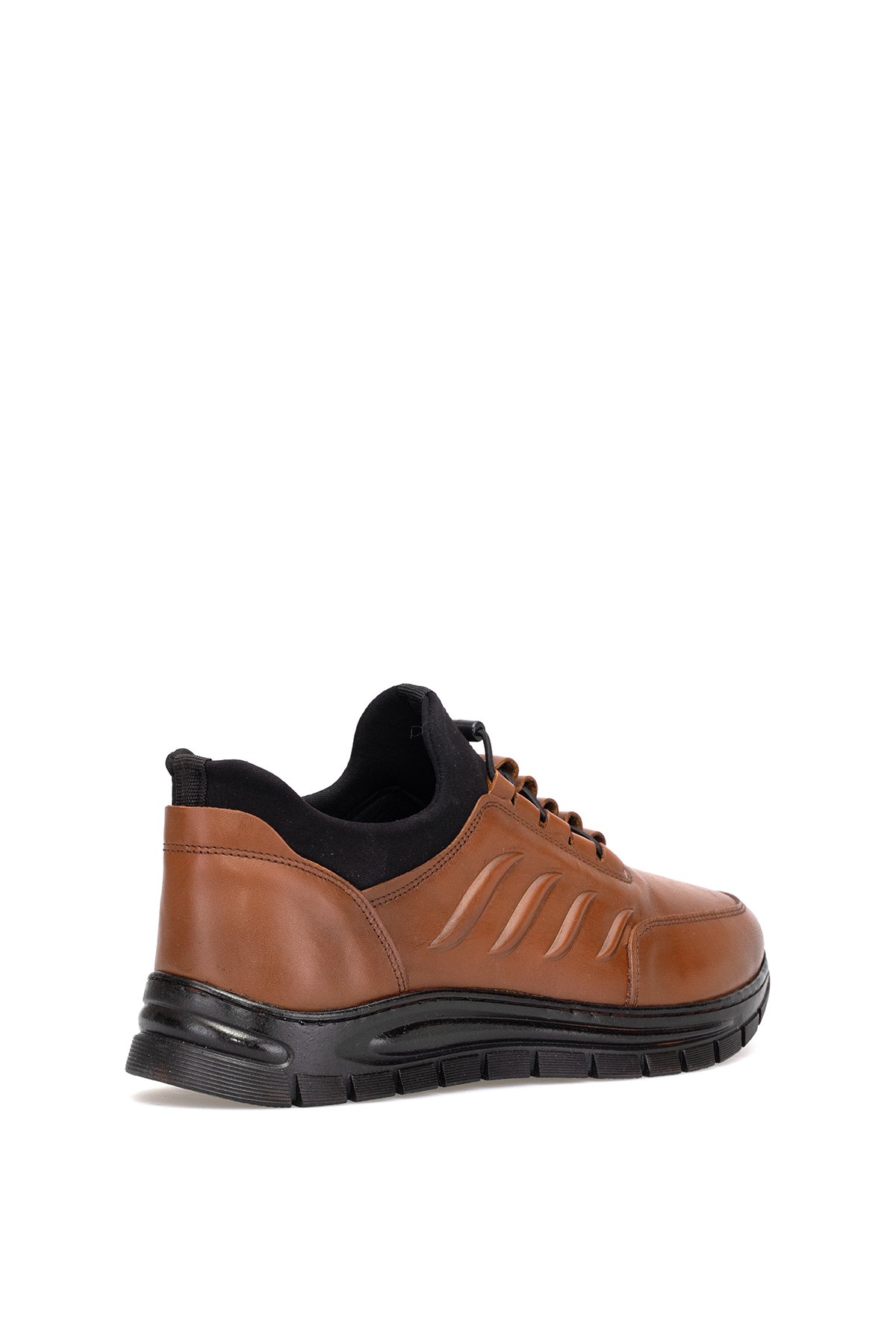 Elit SLBAC02 Erkek Hakiki Deri Casual Ayakkabı Taba - Görsel 5