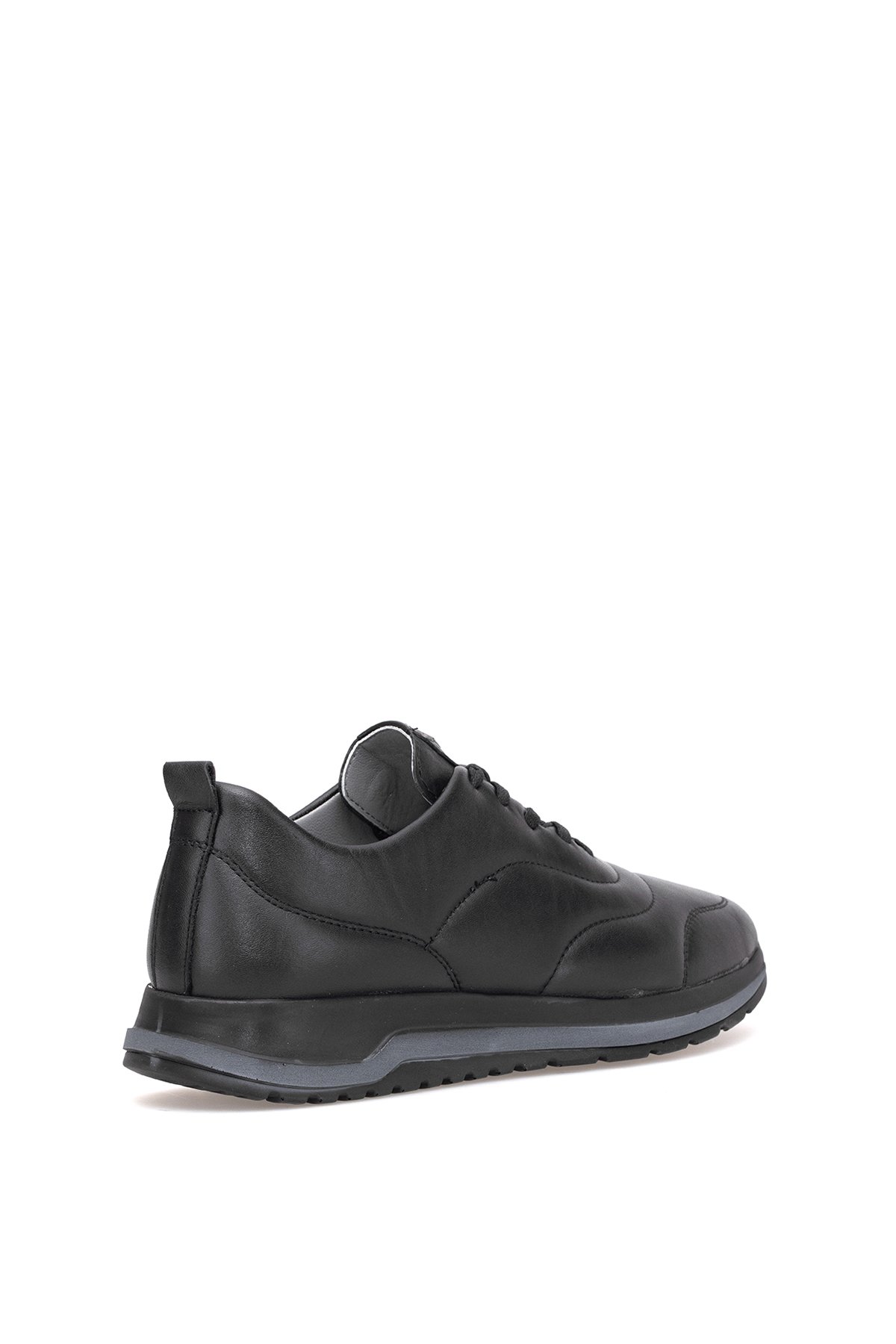 Elit SLBFRB220 Erkek Hakiki Deri Casual Ayakkabı Siyah - Görsel 5