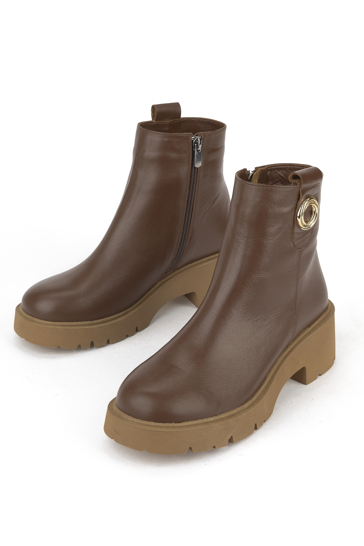 Kadın Hakiki Deri Bot 1531030Z2593 Taba - Görsel 6