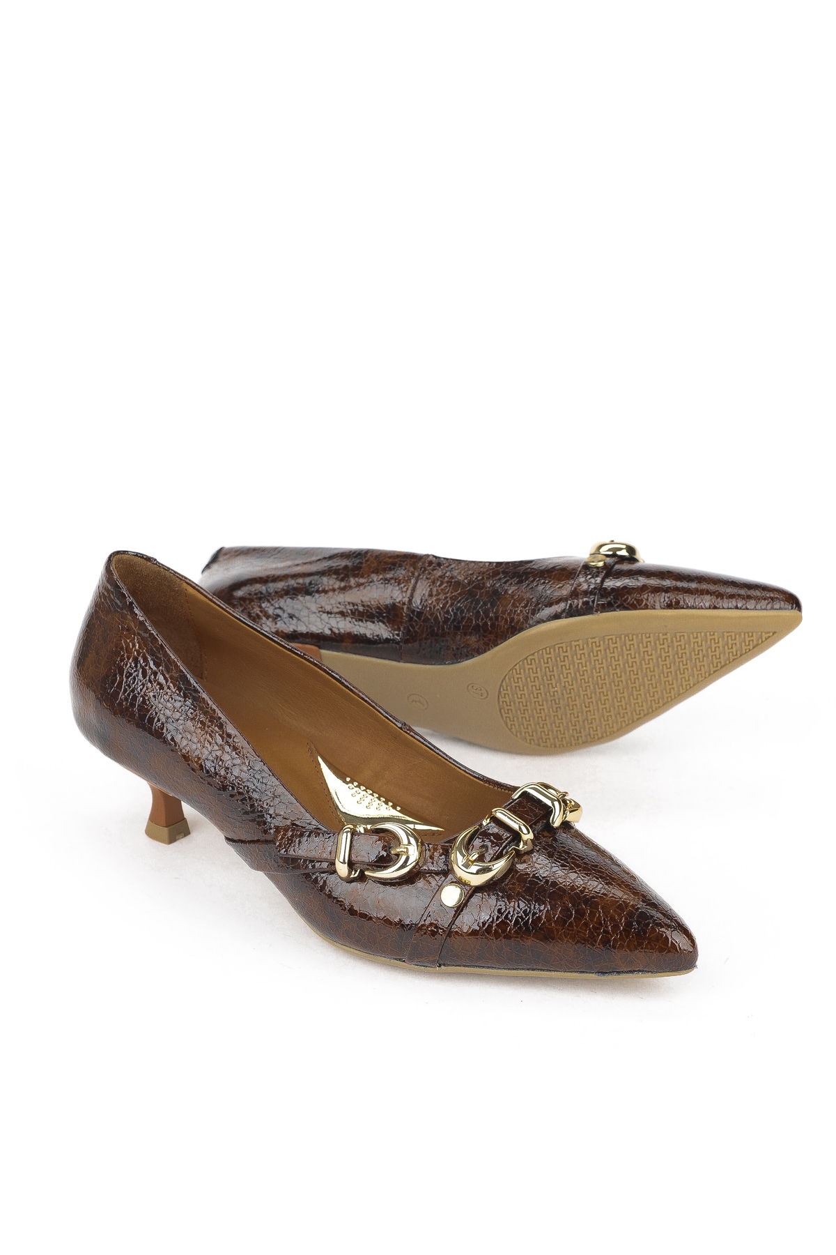 Kadın Hakiki Deri Ayakkabı 1531050Z26104802K Acı Kahve - Görsel 5