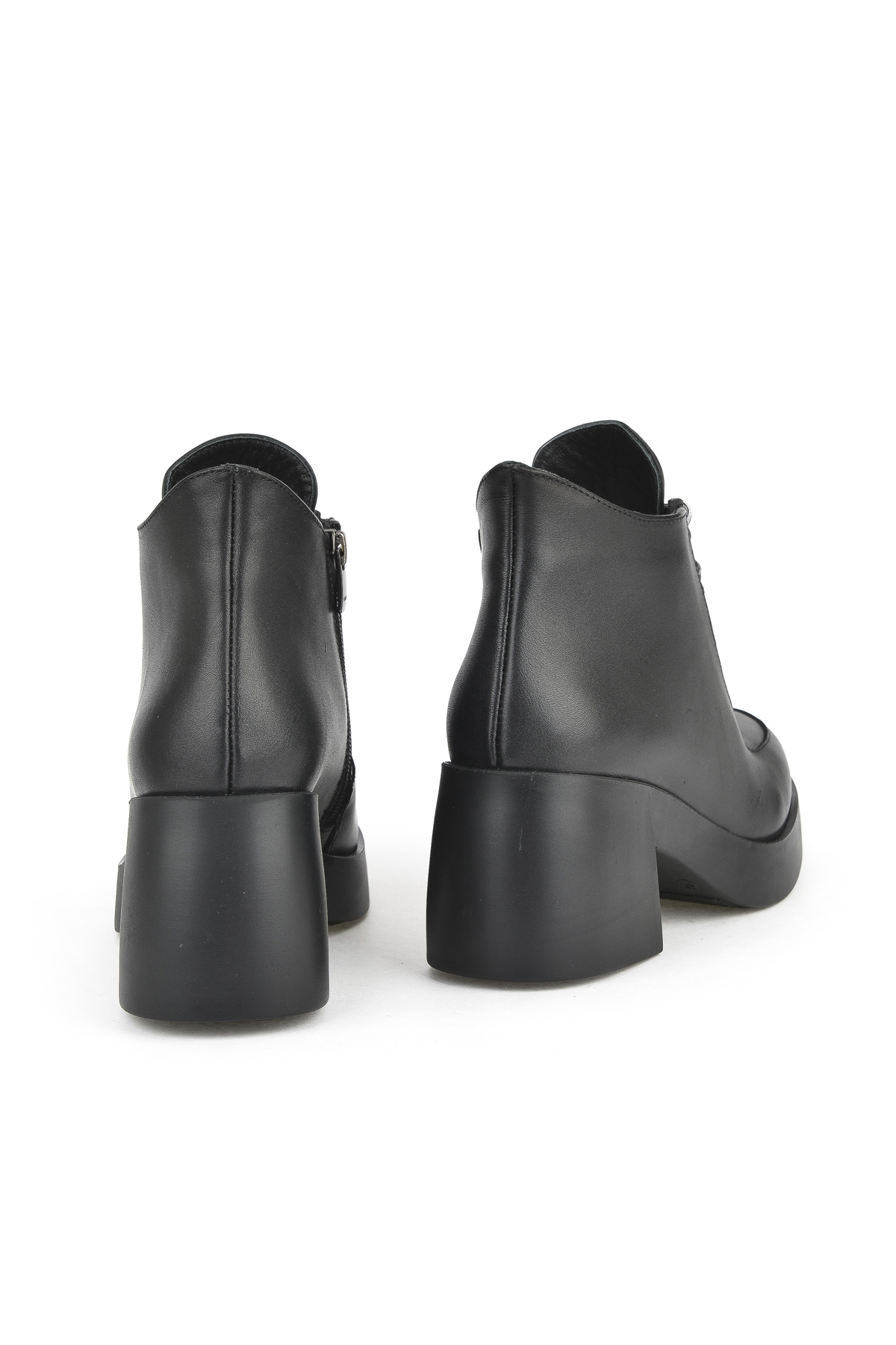 Kadın Hakiki Deri Bot 1531050Z26105354K Siyah - Görsel 4