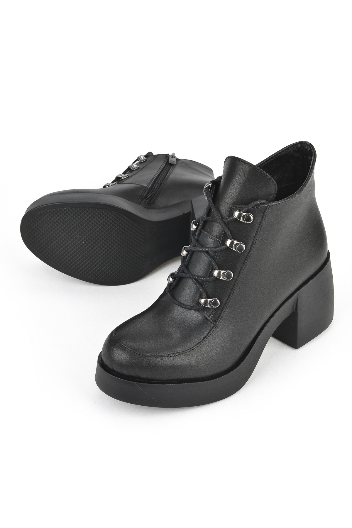 Kadın Hakiki Deri Bot 1531050Z26105354K Siyah - Görsel 5