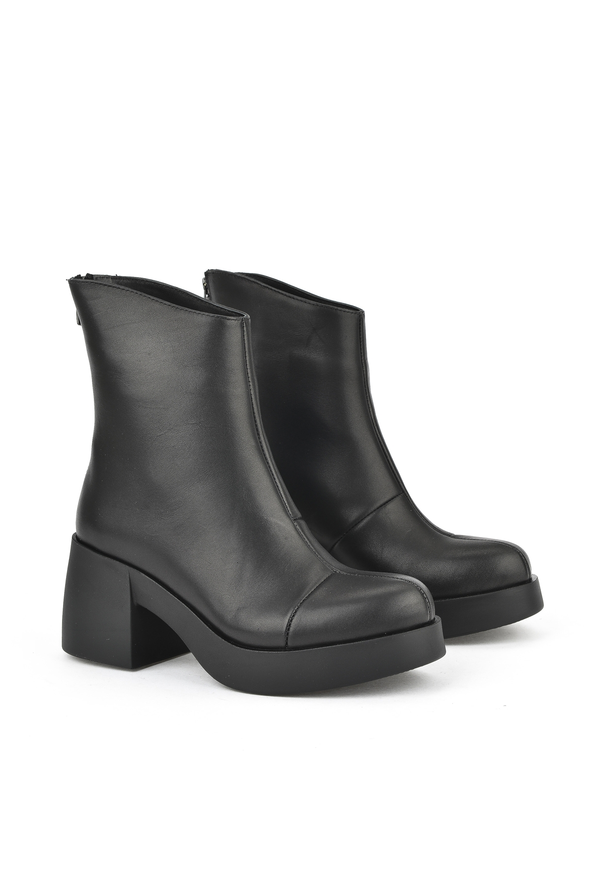 Kadın Hakiki Deri Bot 1531050Z26105358K Siyah - Görsel 3