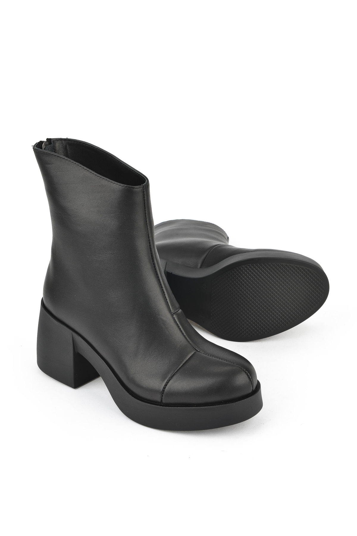 Kadın Hakiki Deri Bot 1531050Z26105358K Siyah - Görsel 5