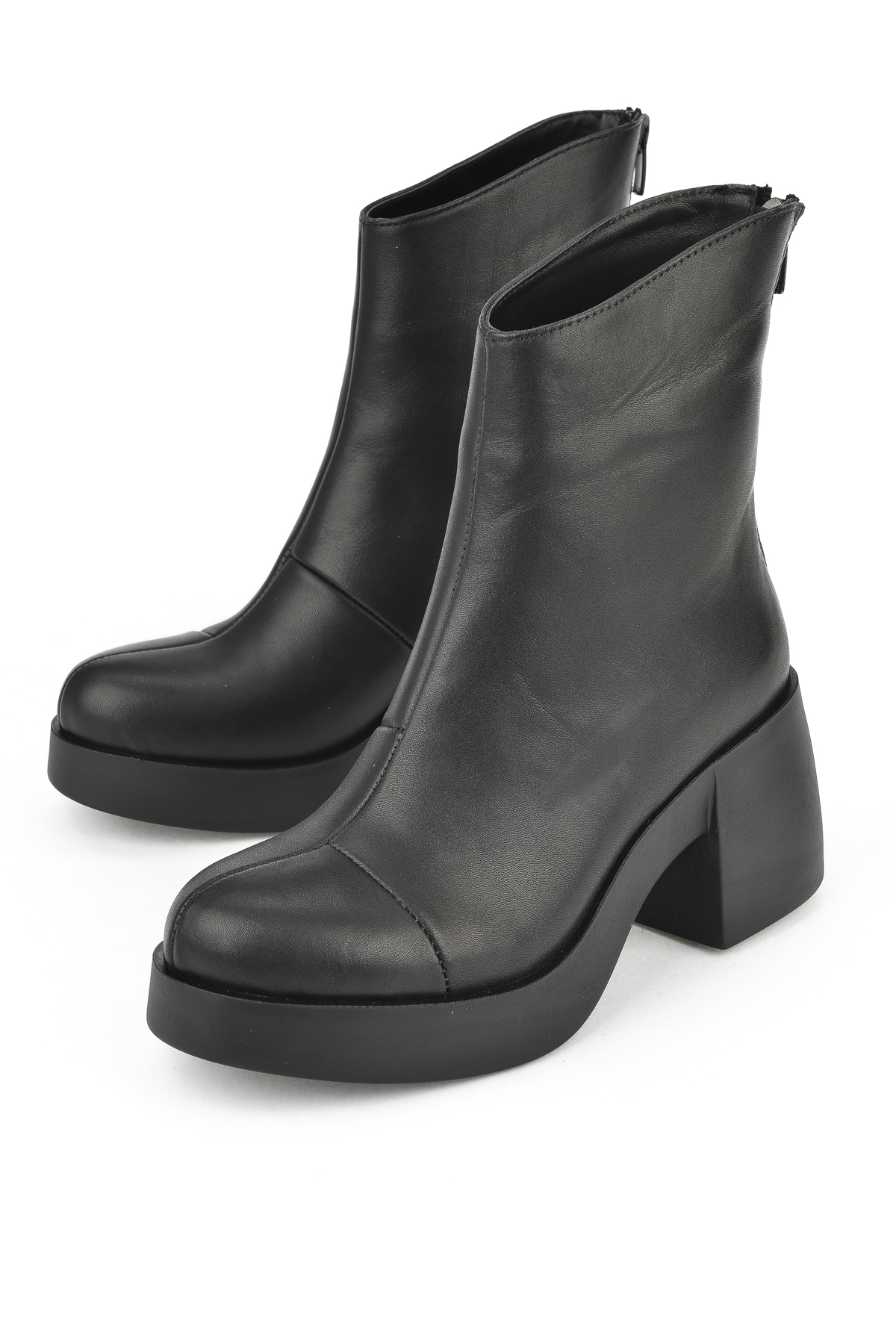 Kadın Hakiki Deri Bot 1531050Z26105358K Siyah - Görsel 6