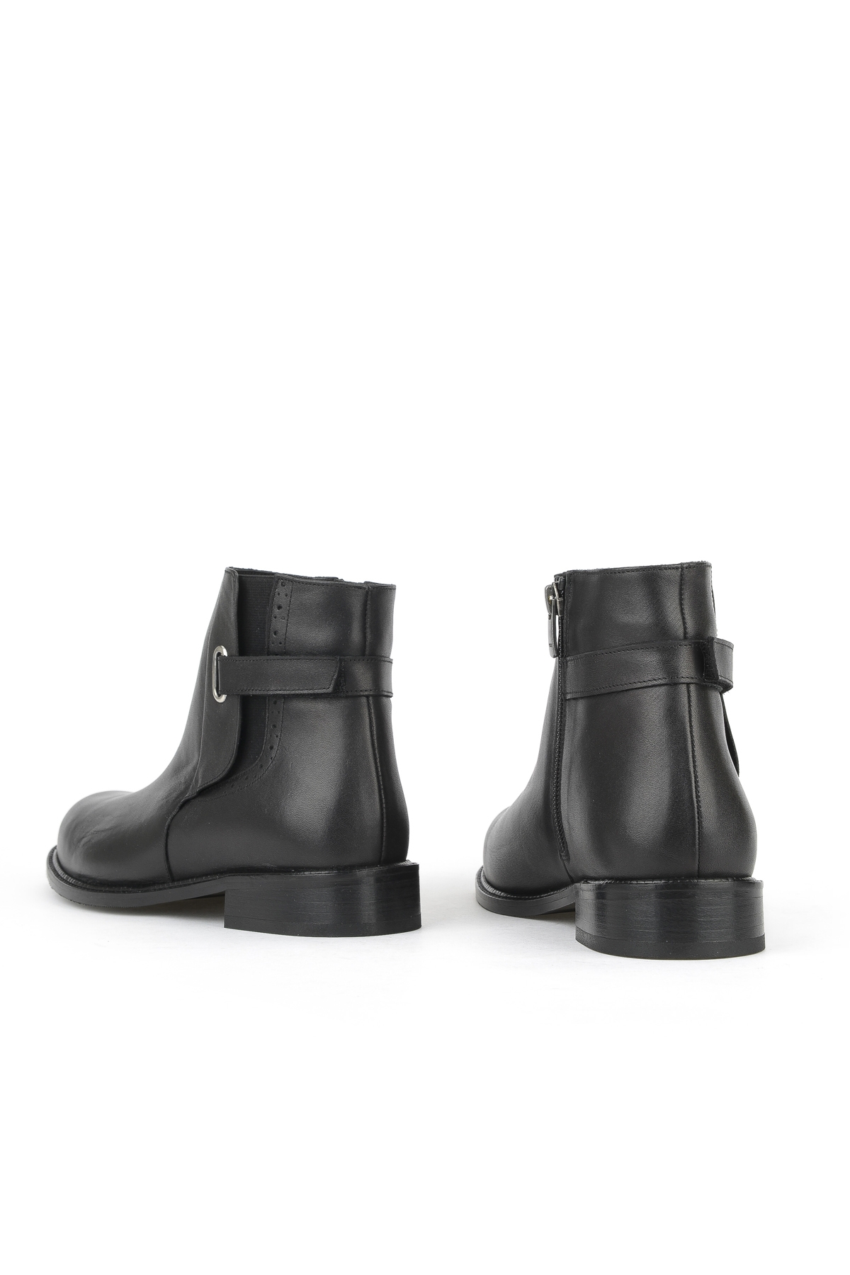 Kadın Hakiki Deri Bot 1531030ZB123 Siyah - Görsel 4