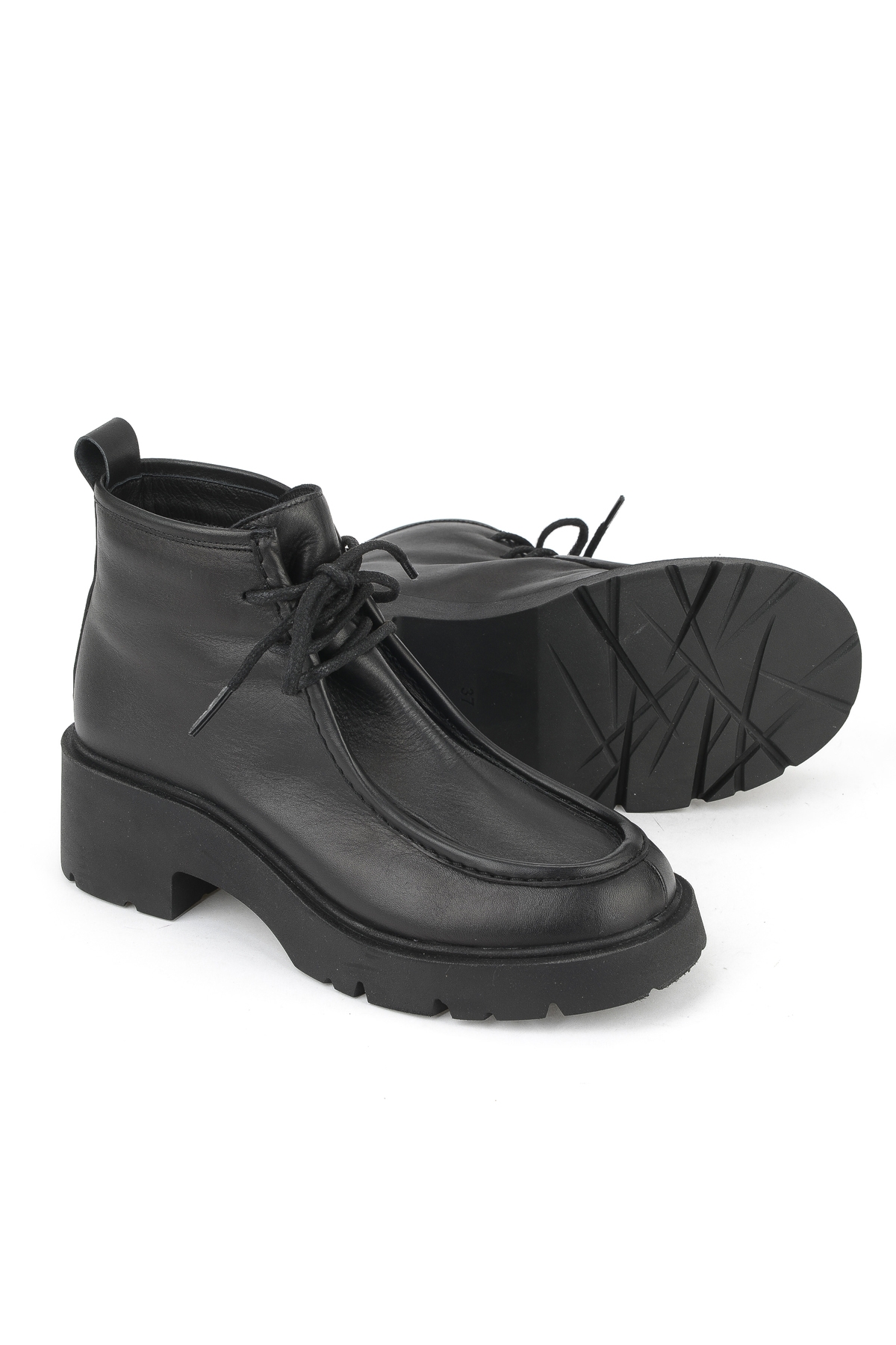 Kadın Hakiki Deri Bot 1531030Z2590 Siyah - Görsel 5