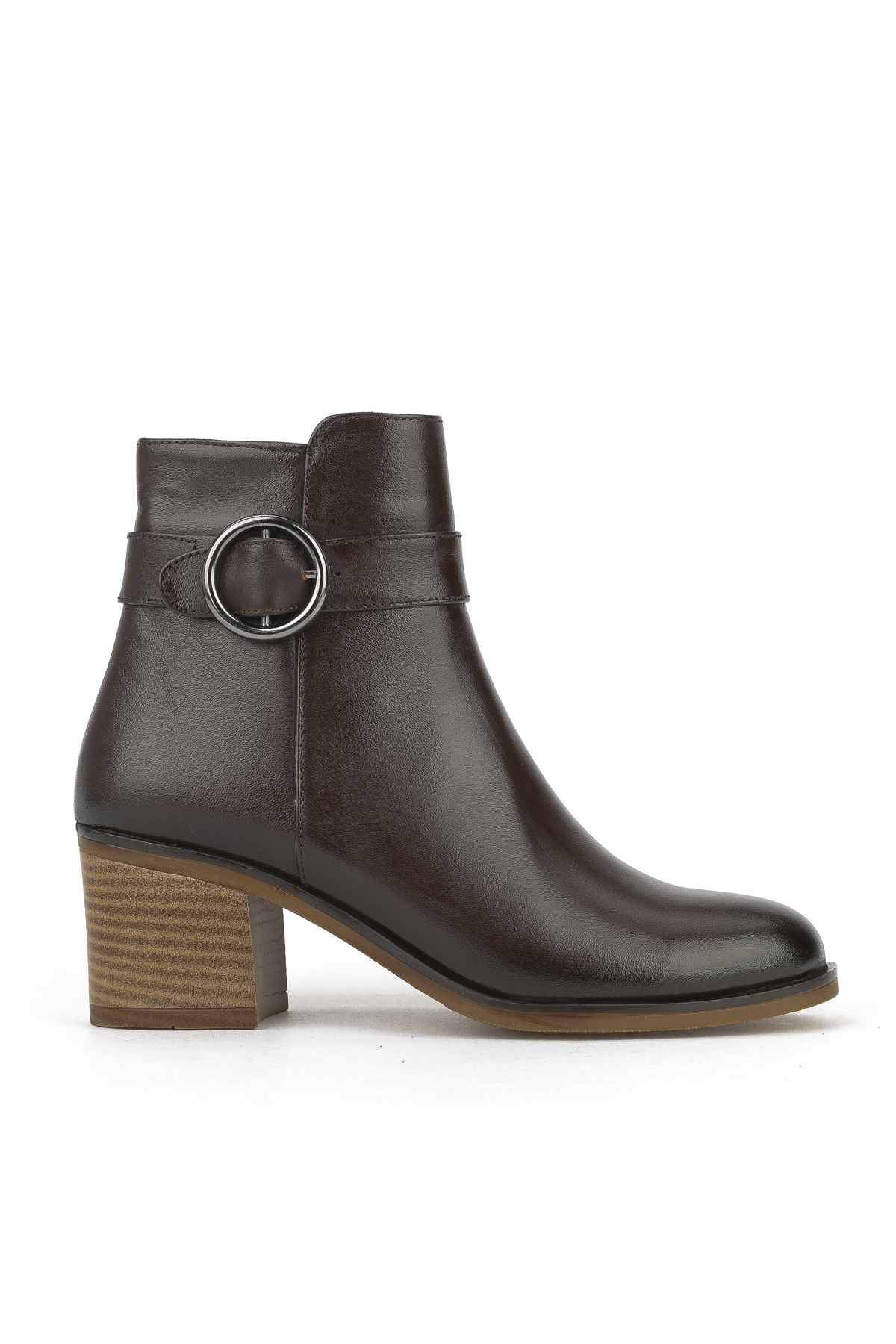 Kadın Hakiki Deri Bot 1531020Z301 Kahve - Görsel 2
