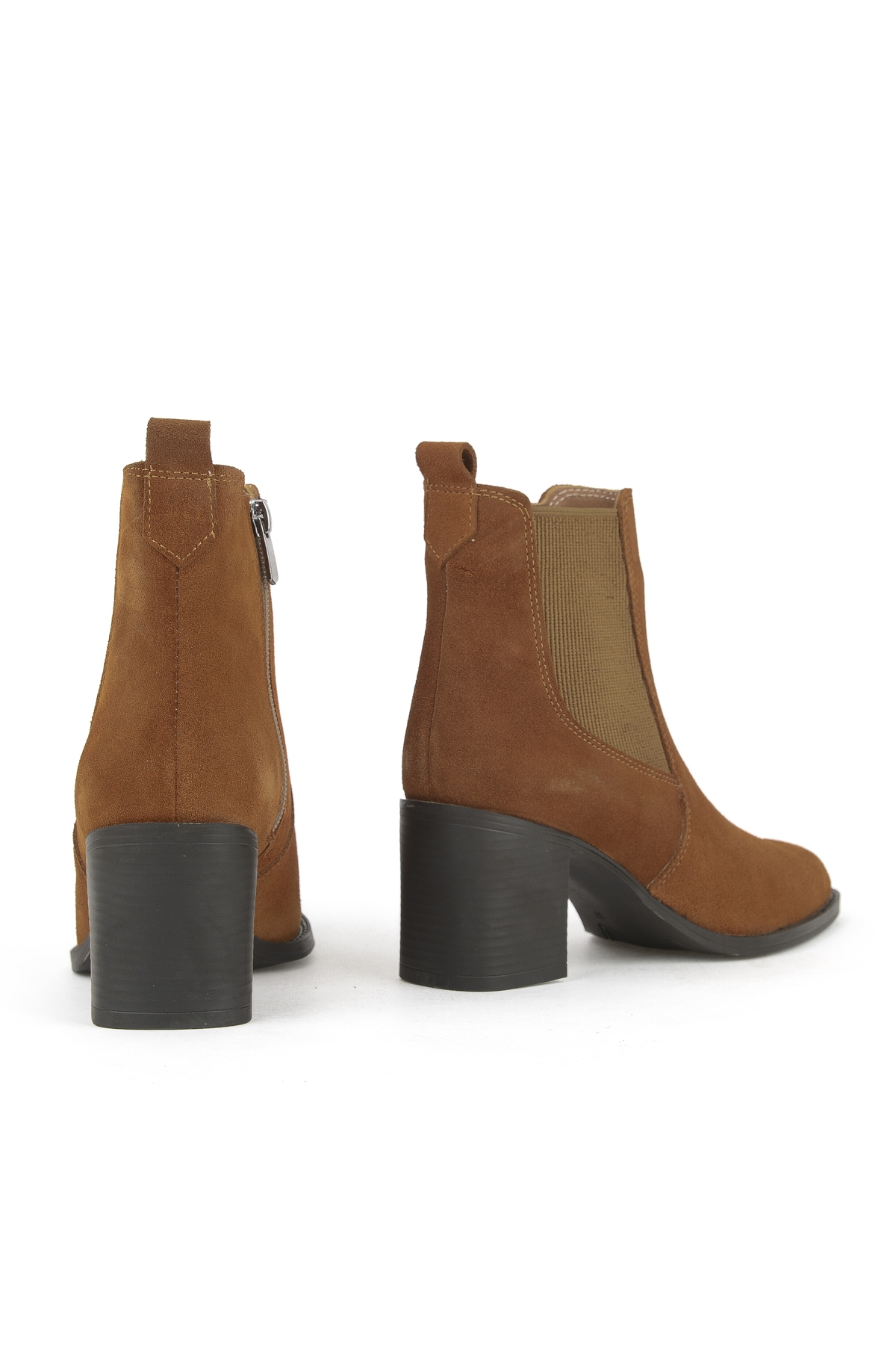 Kadın Hakiki Deri Bot 1531020Z9805 Taba - Görsel 4