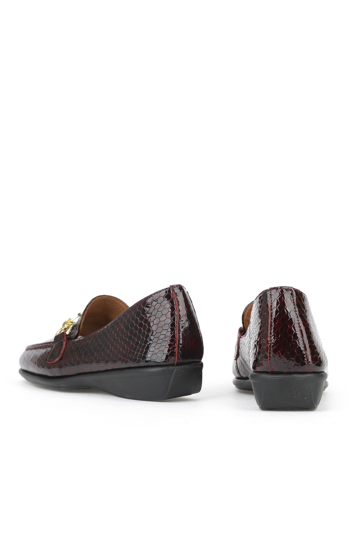 Kadın Hakiki Deri Ayakkabı 1531050Z26142209K Bordo - Görsel 5