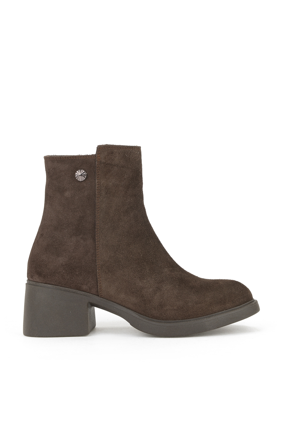 Kadın Hakiki Deri Bot 153359Z6212 Kahve - Görsel 2