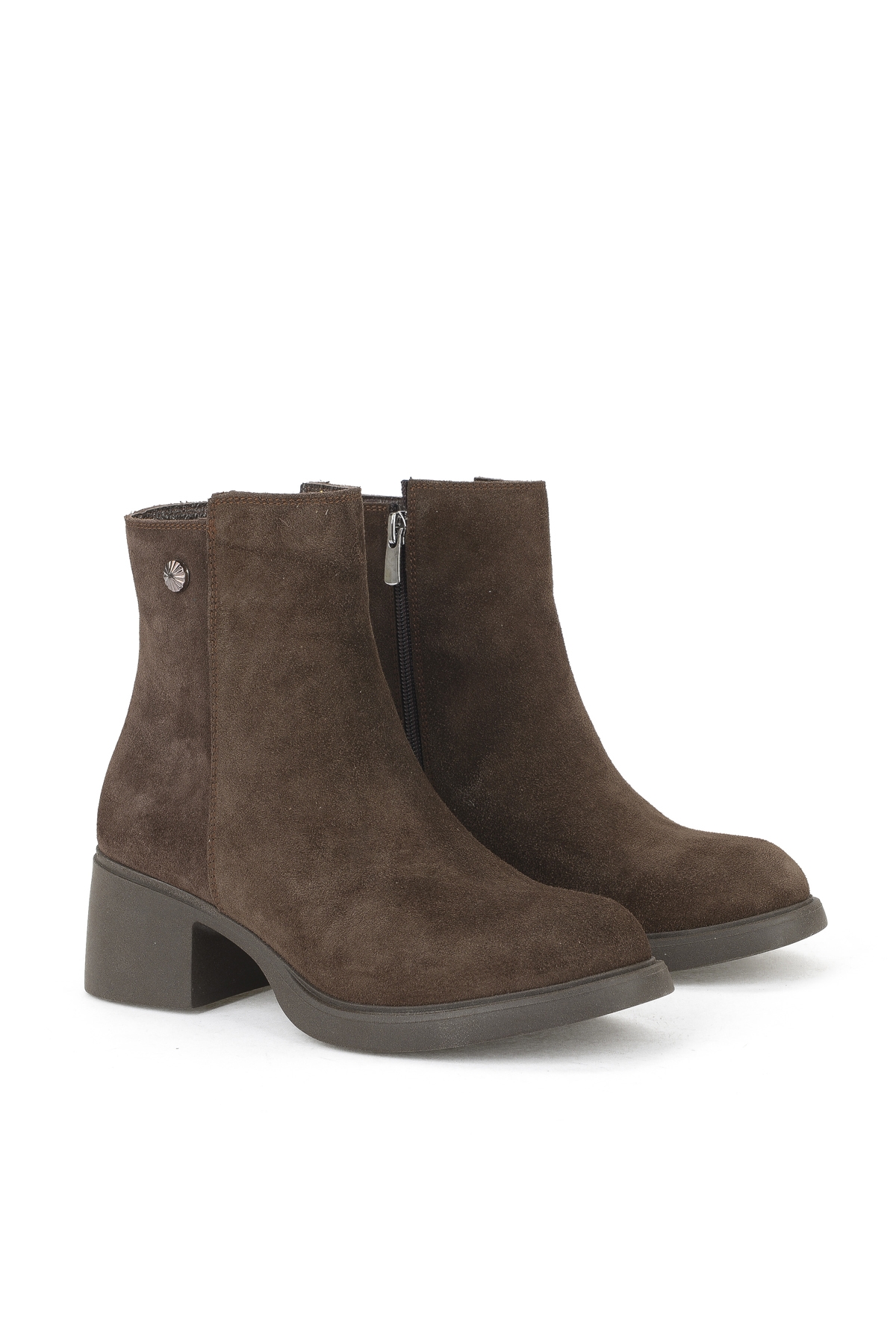 Kadın Hakiki Deri Bot 153359Z6212 Kahve - Görsel 3