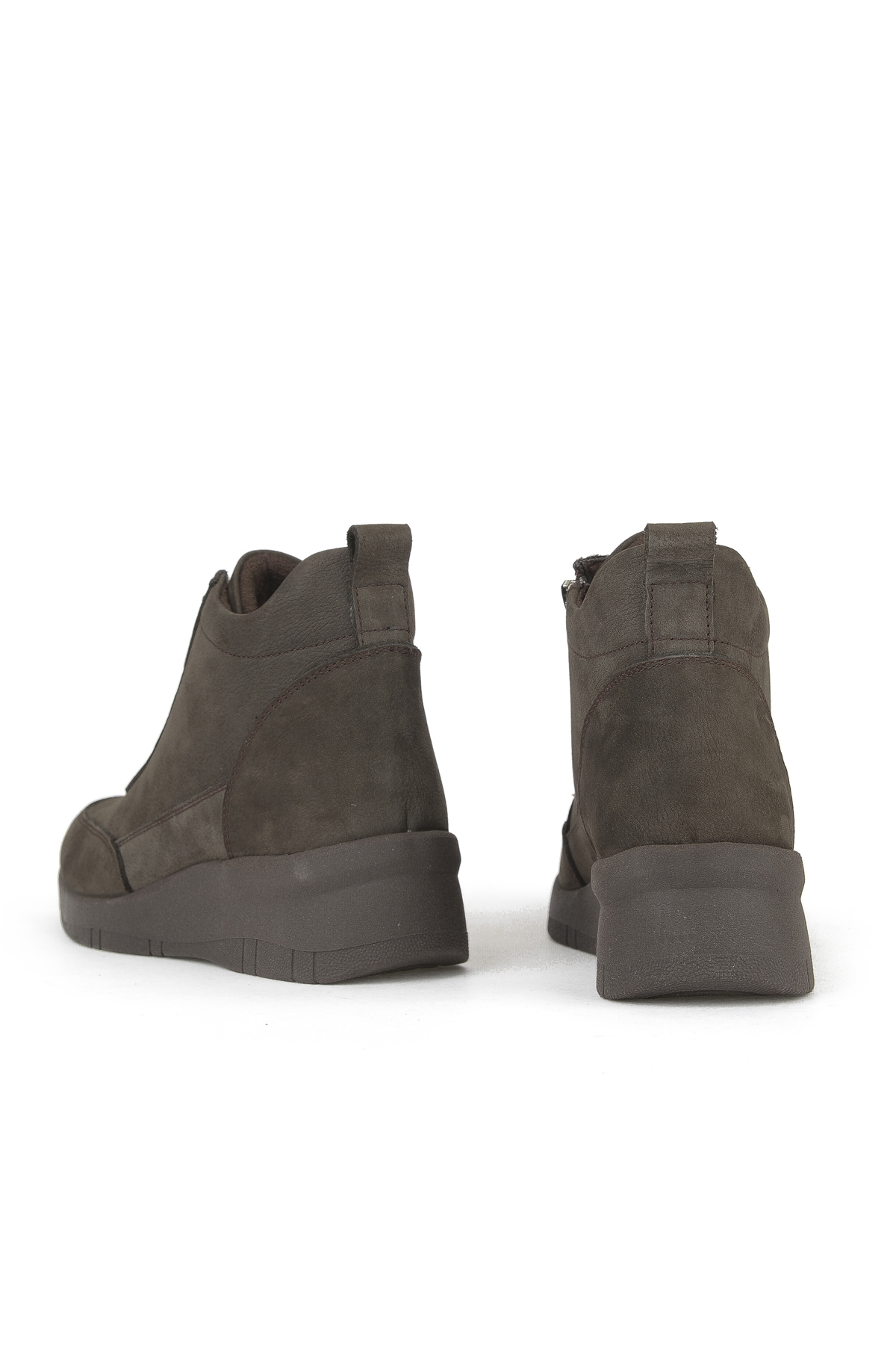 Kadın Hakiki Deri Bot 153359Z3752 Kahve - Görsel 4