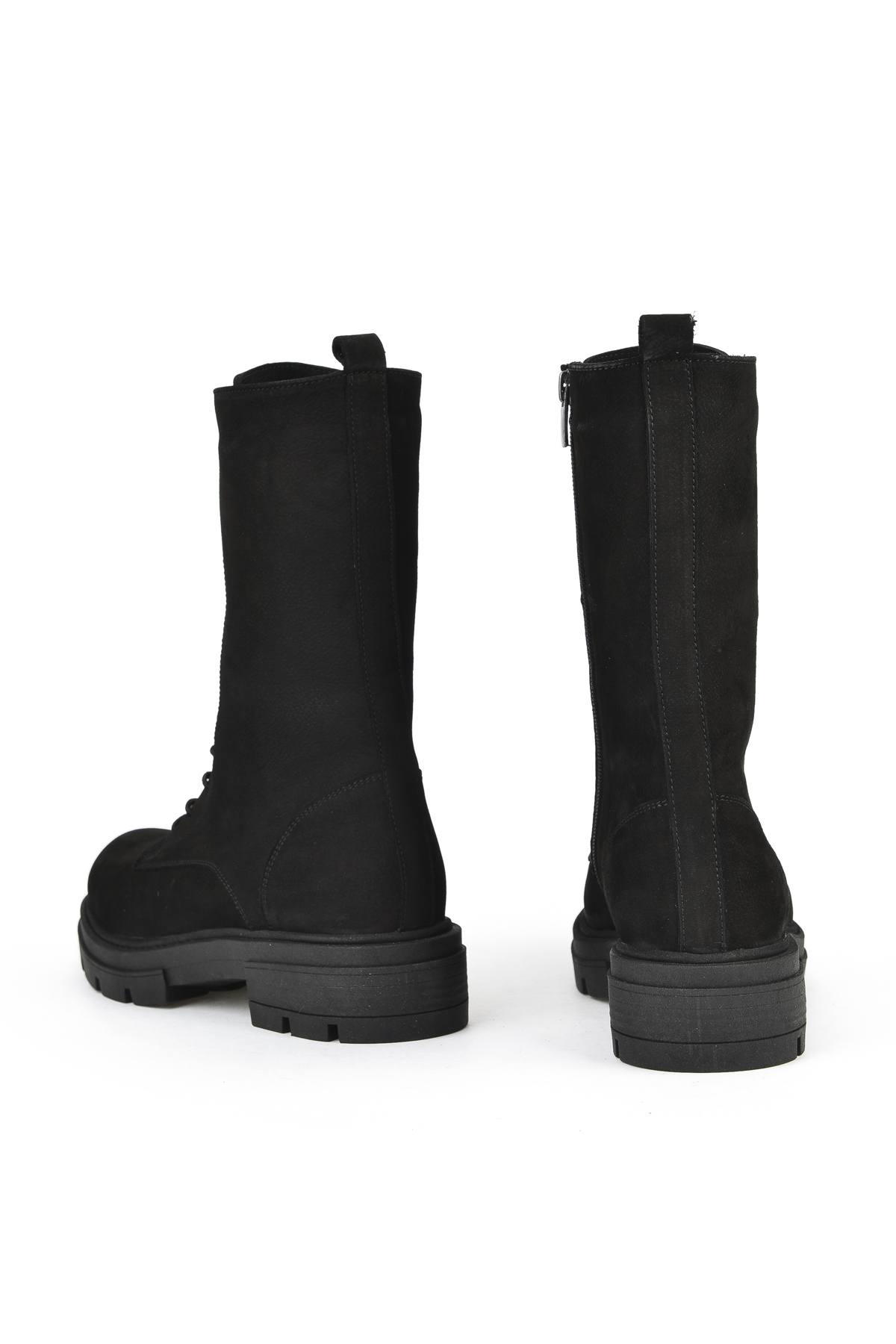 Kadın Hakiki Deri Bot 15319Z663582 Siyah - Görsel 4