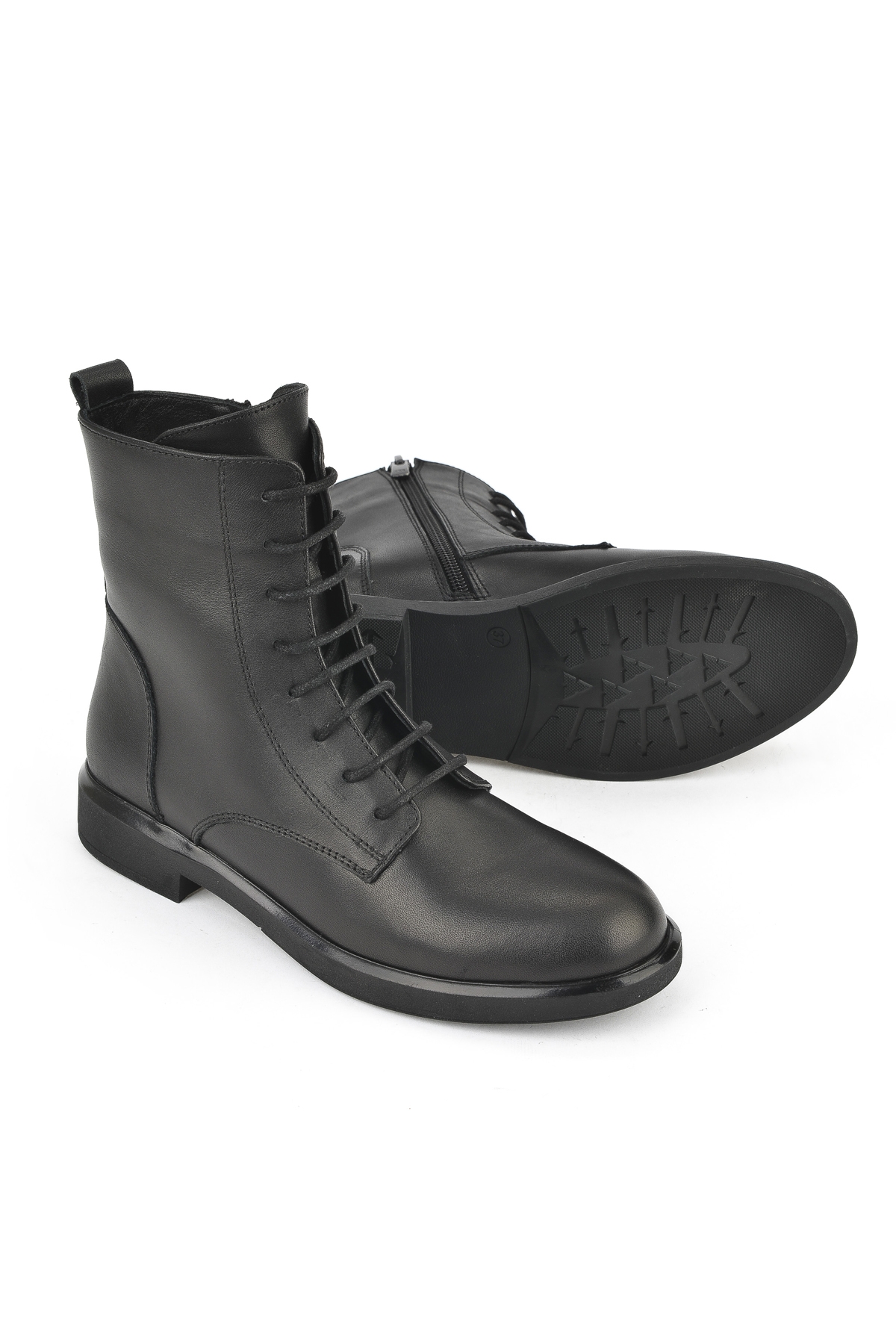 Kadın Hakiki Deri Bot 1531050Z26103454K Siyah - Görsel 5