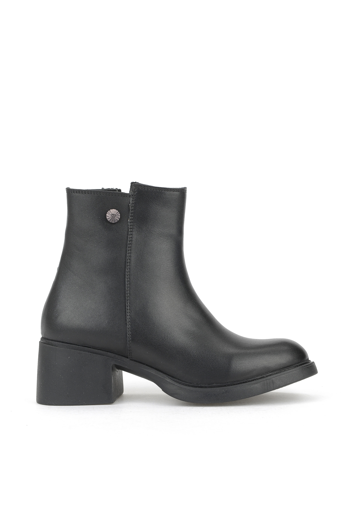 Kadın Hakiki Deri Bot 153359Z621 Siyah - Görsel 2