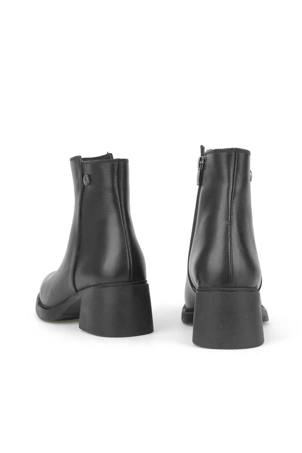 Kadın Hakiki Deri Bot 153359Z621 Siyah - Görsel 4