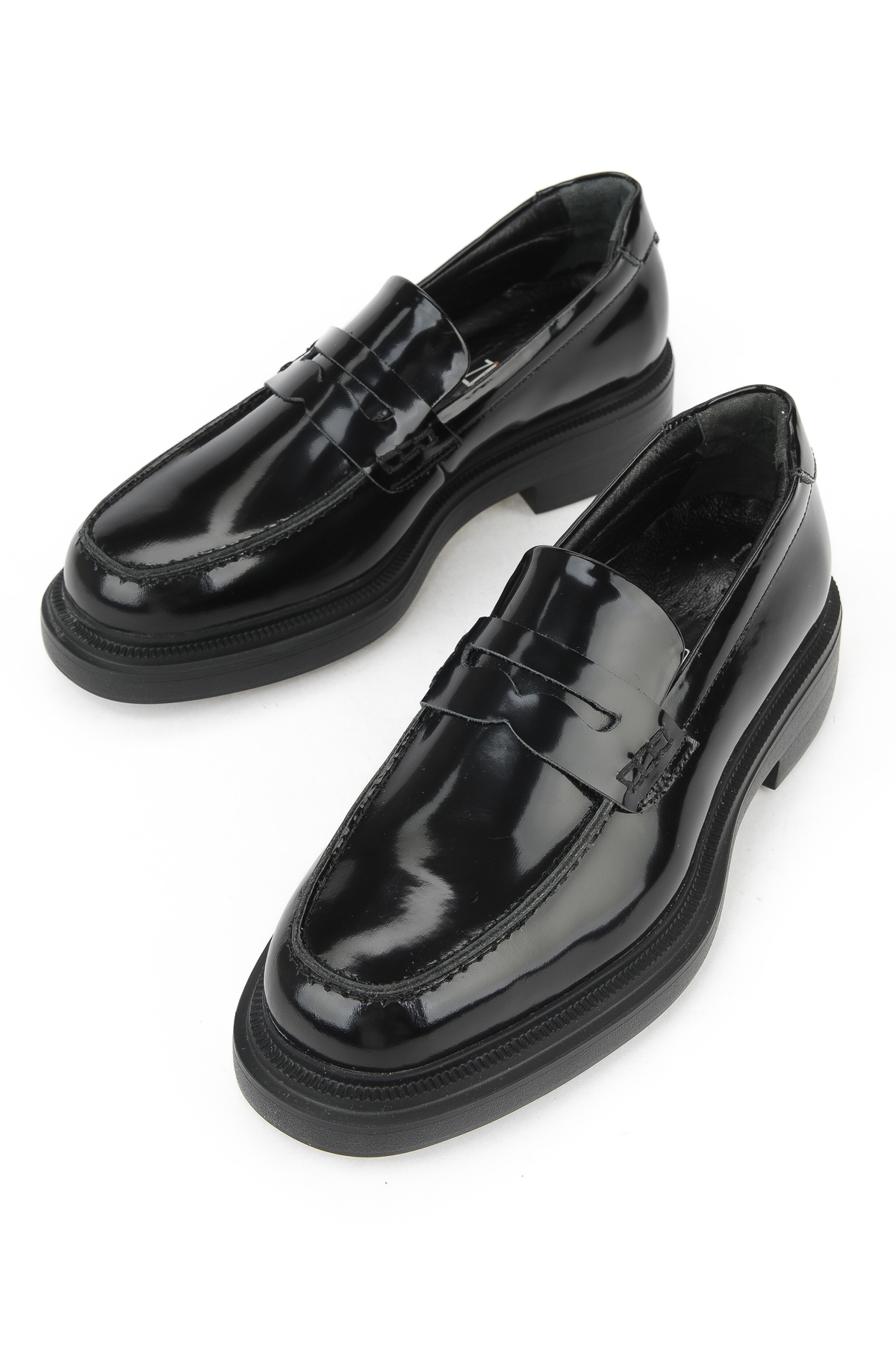 Kadın Hakiki Deri Ayakkabı 1531022Z1171 Siyah - Görsel 6