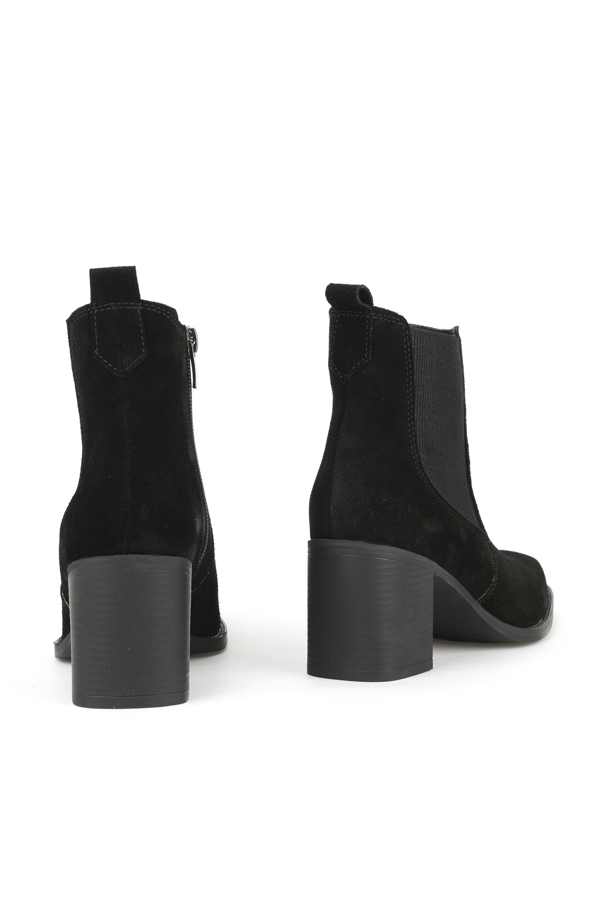 Kadın Hakiki Deri Bot 1531020Z9805 Siyah - Görsel 4