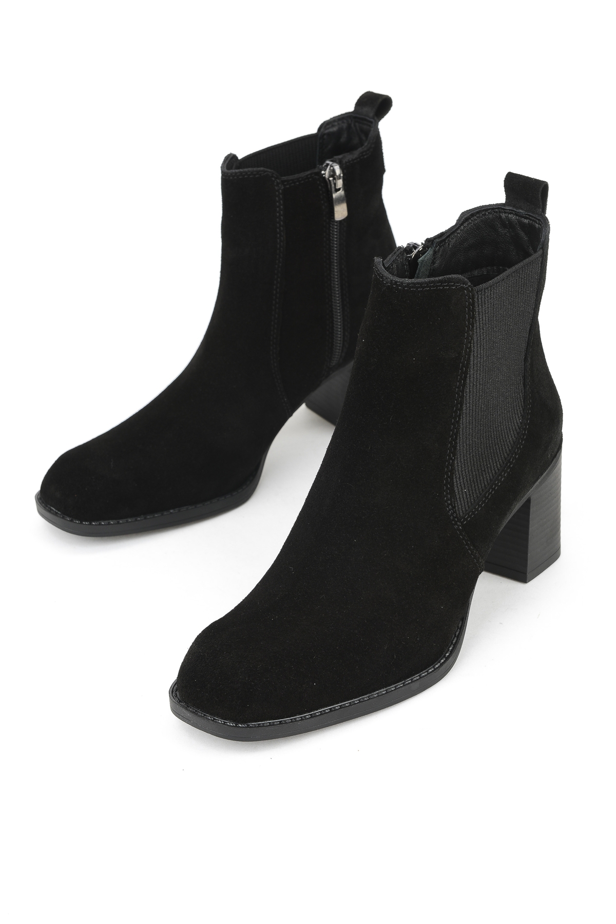 Kadın Hakiki Deri Bot 1531020Z9805 Siyah - Görsel 6