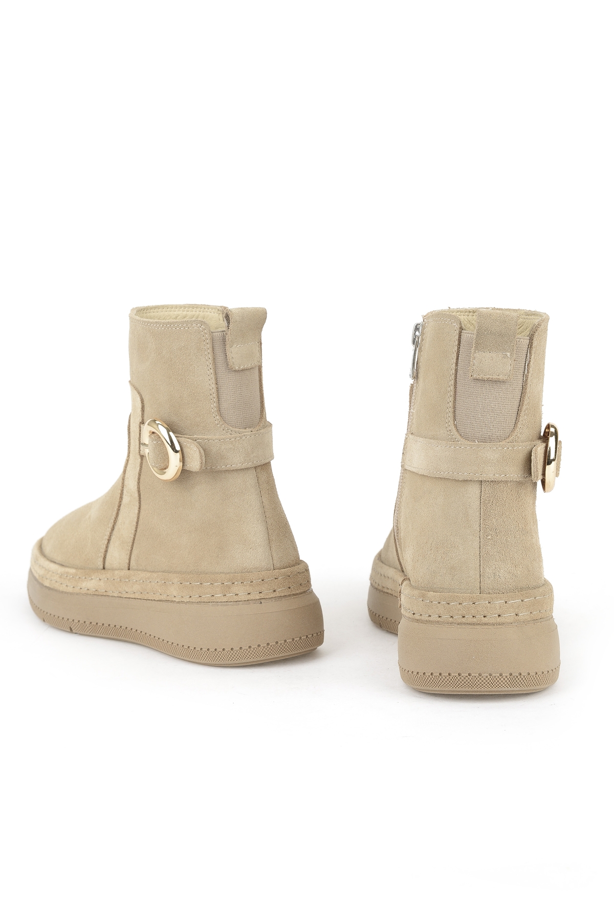 Kadın Hakiki Deri Bot 1531050Z26105252K Bej - Görsel 4