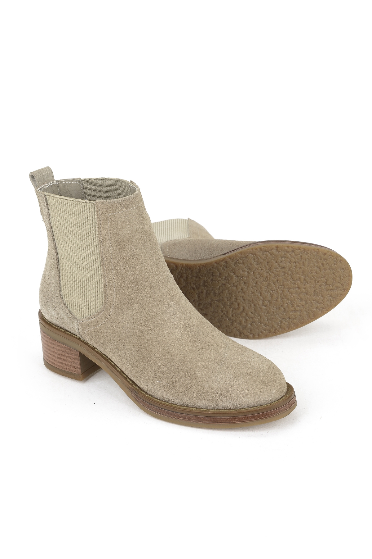 Kadın Hakiki Deri Bot 1531020Z2325 Bej - Görsel 5