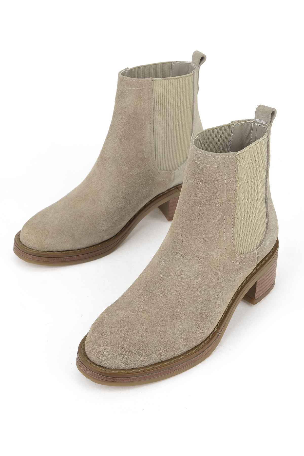 Kadın Hakiki Deri Bot 1531020Z2325 Bej - Görsel 6