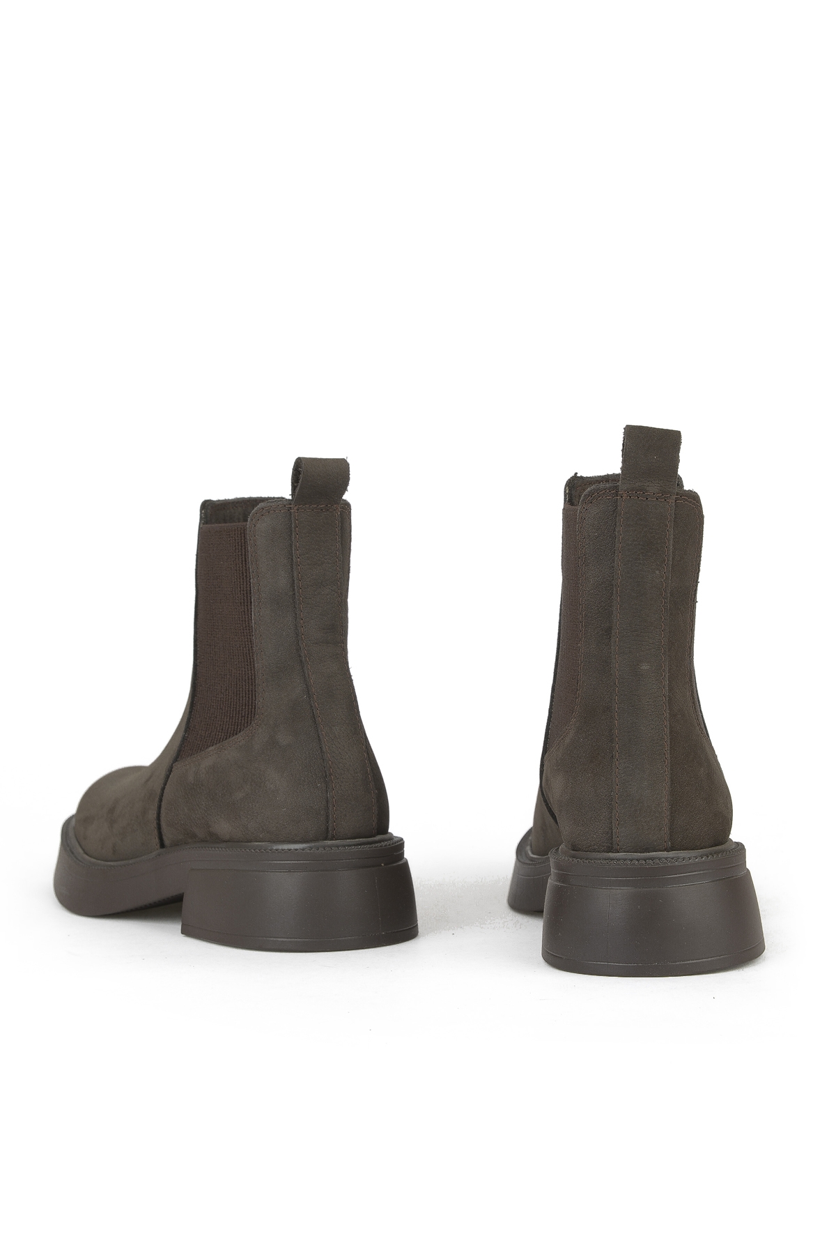 Kadın Hakiki Deri Bot 153359Z3532 Kahve - Görsel 4