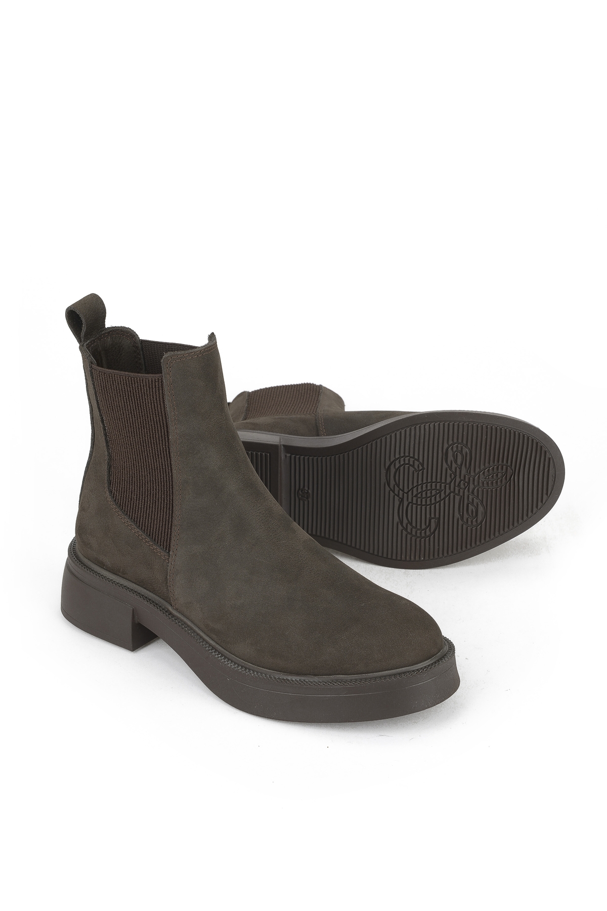 Kadın Hakiki Deri Bot 153359Z3532 Kahve - Görsel 5