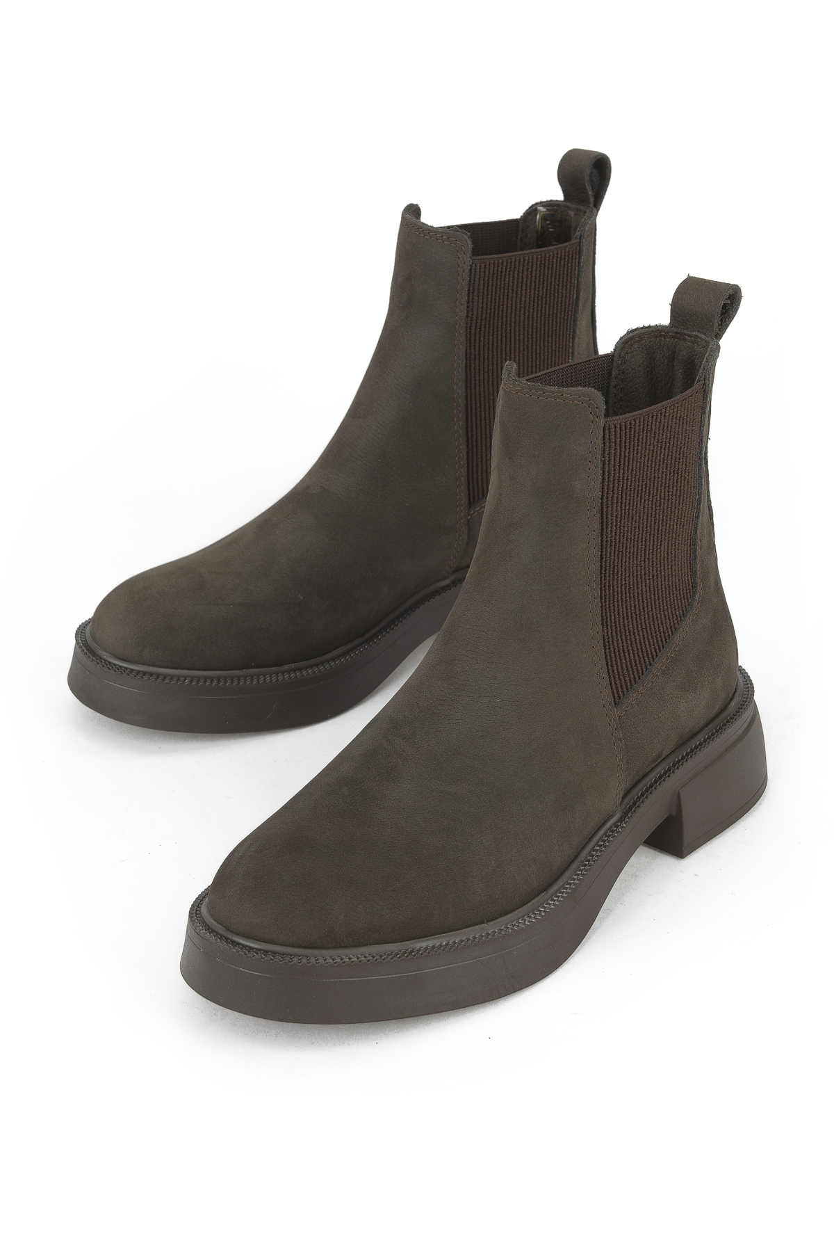 Kadın Hakiki Deri Bot 153359Z3532 Kahve - Görsel 6