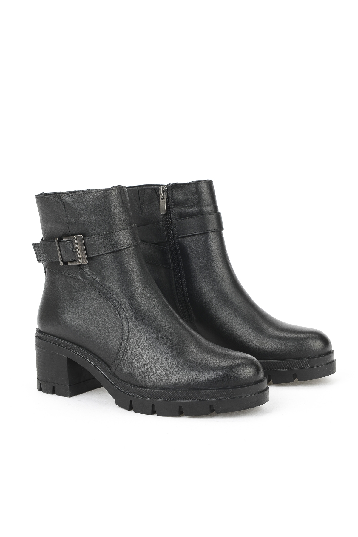 Kadın Hakiki Deri Bot 1531022Z7694 Siyah - Görsel 3