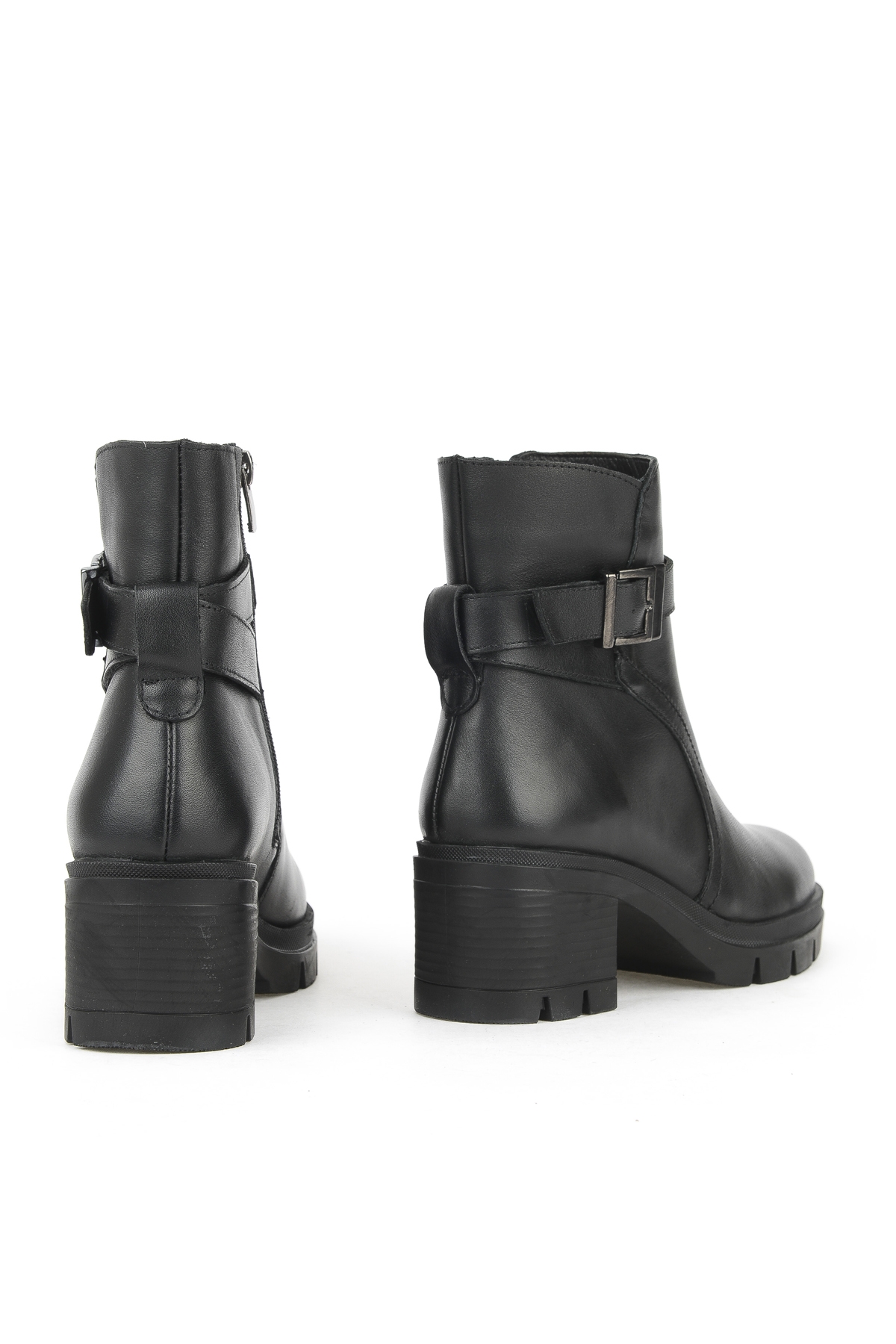 Kadın Hakiki Deri Bot 1531022Z7694 Siyah - Görsel 4