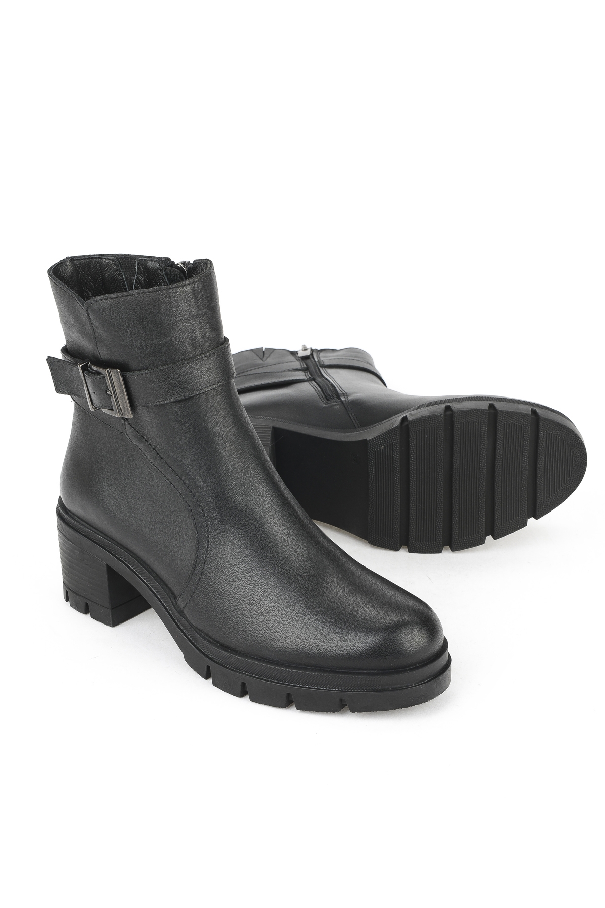 Kadın Hakiki Deri Bot 1531022Z7694 Siyah - Görsel 5