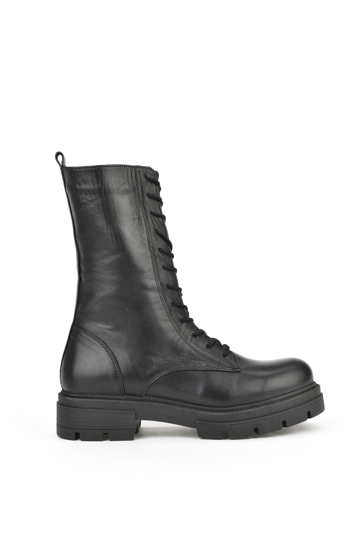 Kadın Hakiki Deri BOT 15319Z66358 Siyah - Görsel 2