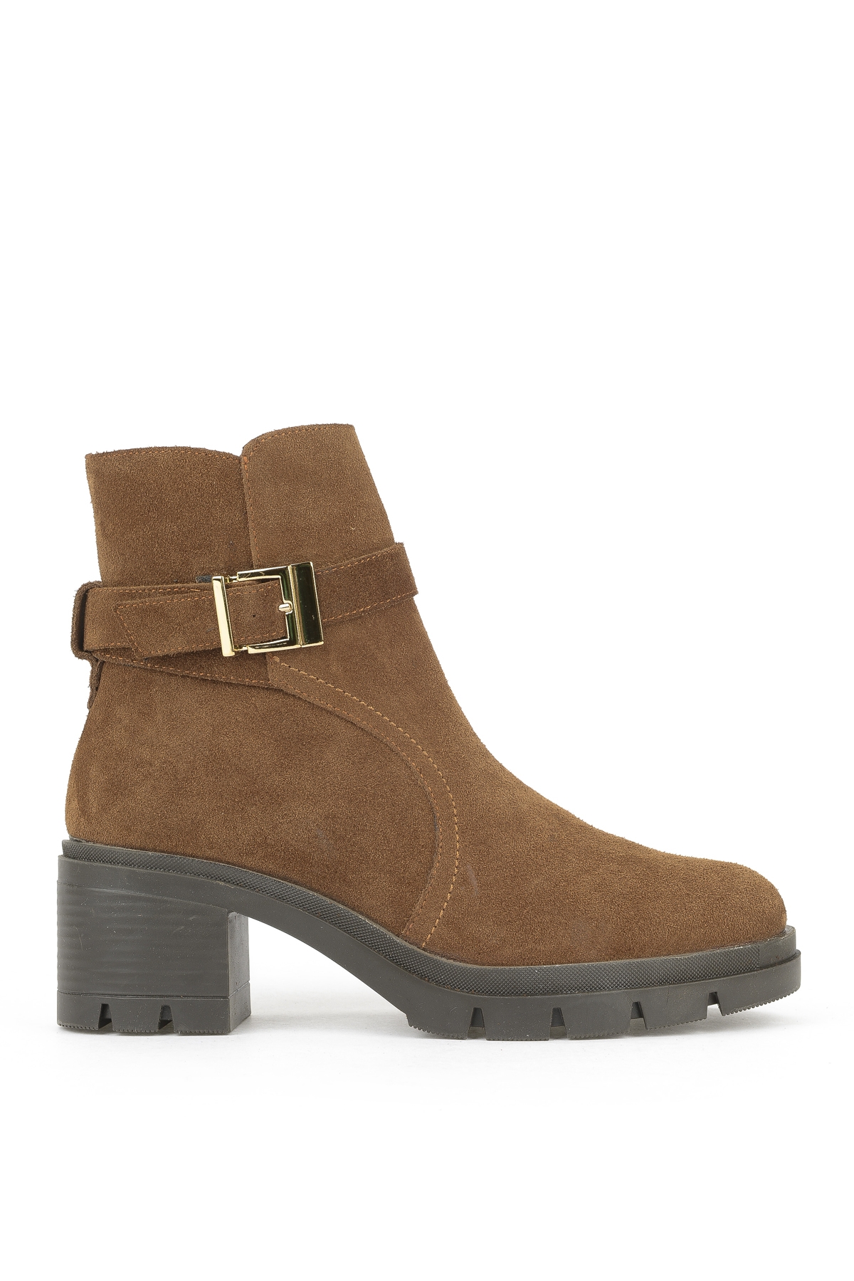 Kadın Hakiki Deri Bot 1531022Z76942 Tütün - Görsel 2