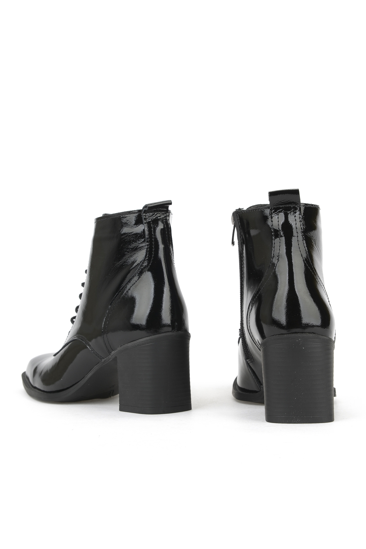 Kadın Hakiki Deri Bot 1531020Z9804 Siyah - Görsel 4