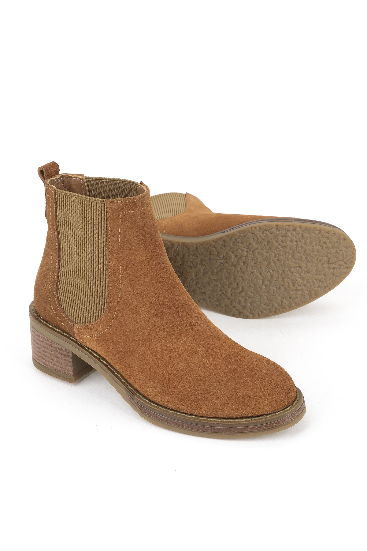 Kadın Hakiki Deri Bot 1531020Z2325 Taba - Görsel 5