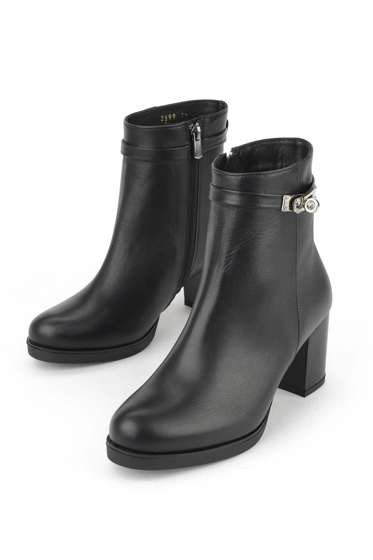 Kadın Hakiki Deri Bot 1531030Z2599 Siyah - Görsel 6