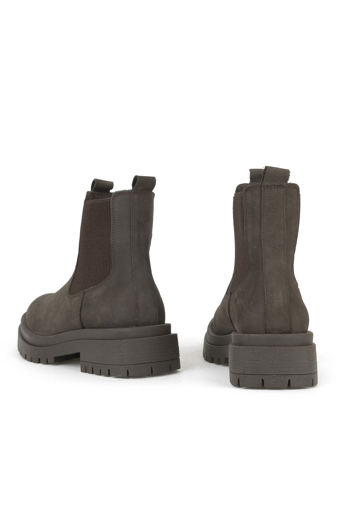 Kadın Hakiki Deri Bot 153359Z3102 Kahve - Görsel 4