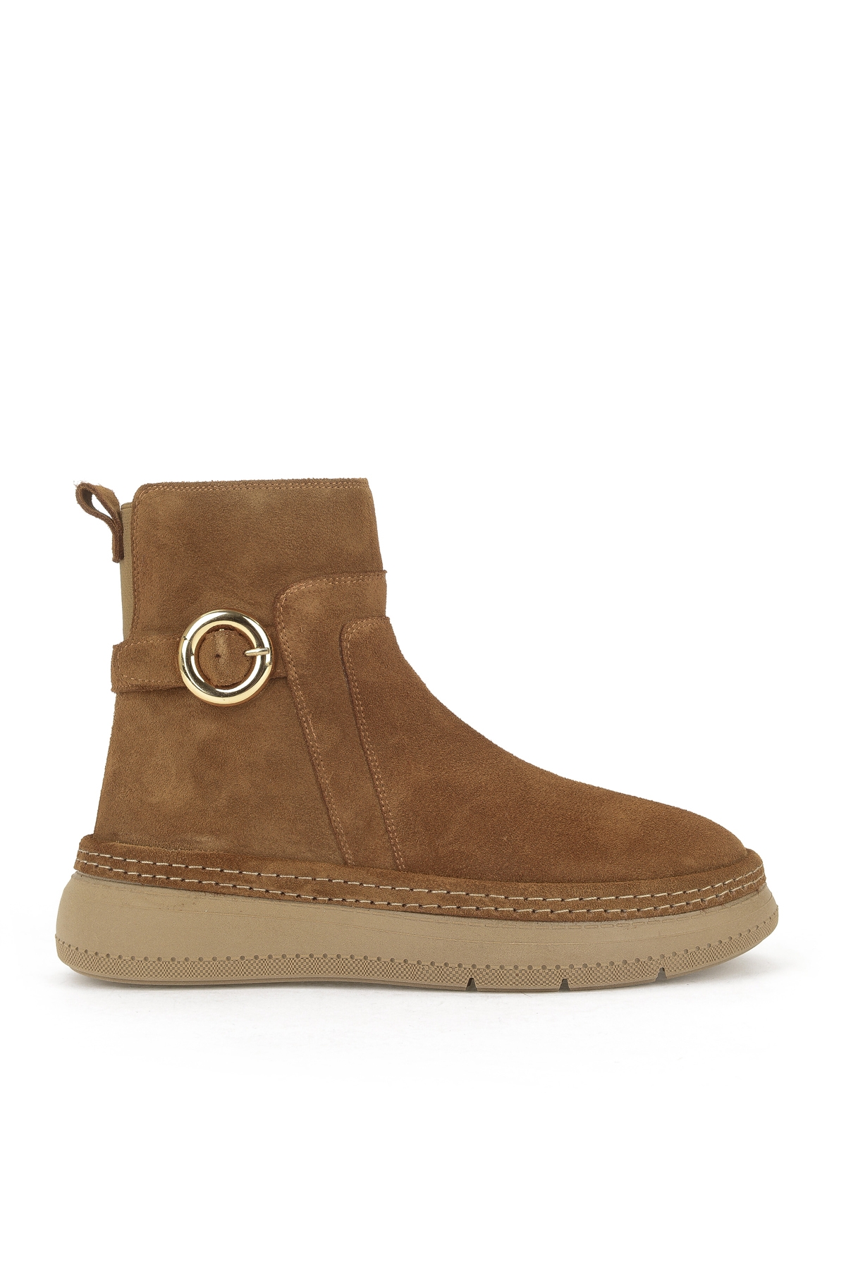 Kadın Hakiki Deri Bot 1531050Z26105252K Taba - Görsel 2