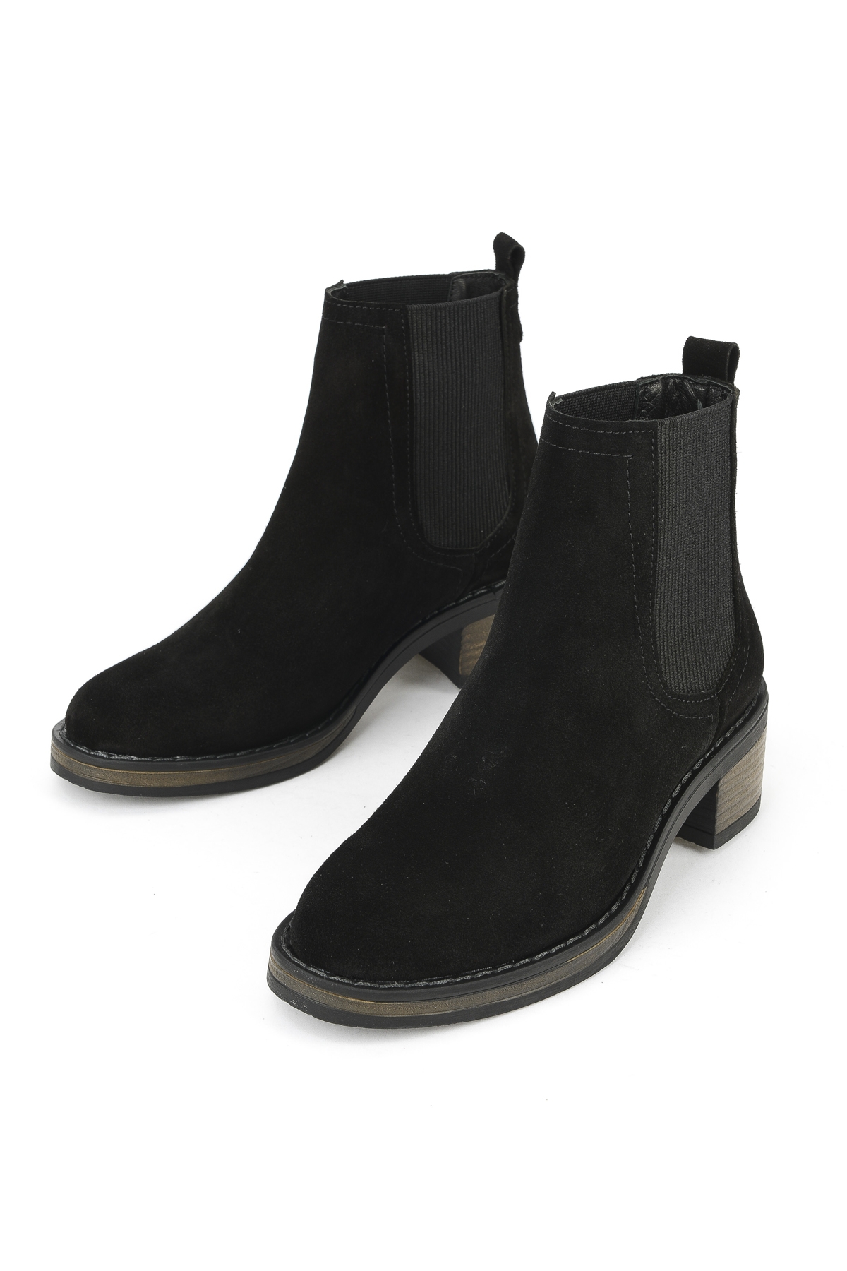 Kadın Hakiki Deri Bot 1531020Z2325 Siyah - Görsel 6