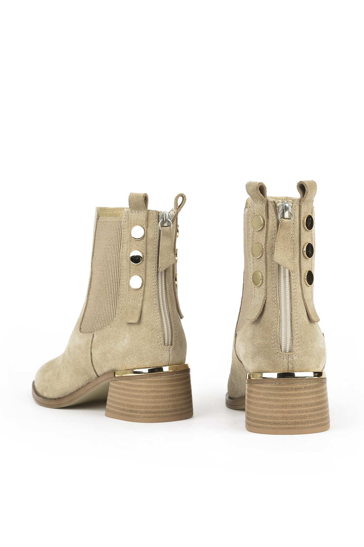 Kadın Hakiki Deri Bot 1531050Z26103552K2 Bej - Görsel 4