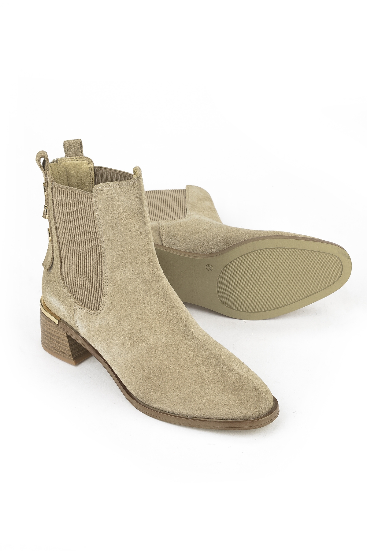 Kadın Hakiki Deri Bot 1531050Z26103552K2 Bej - Görsel 5