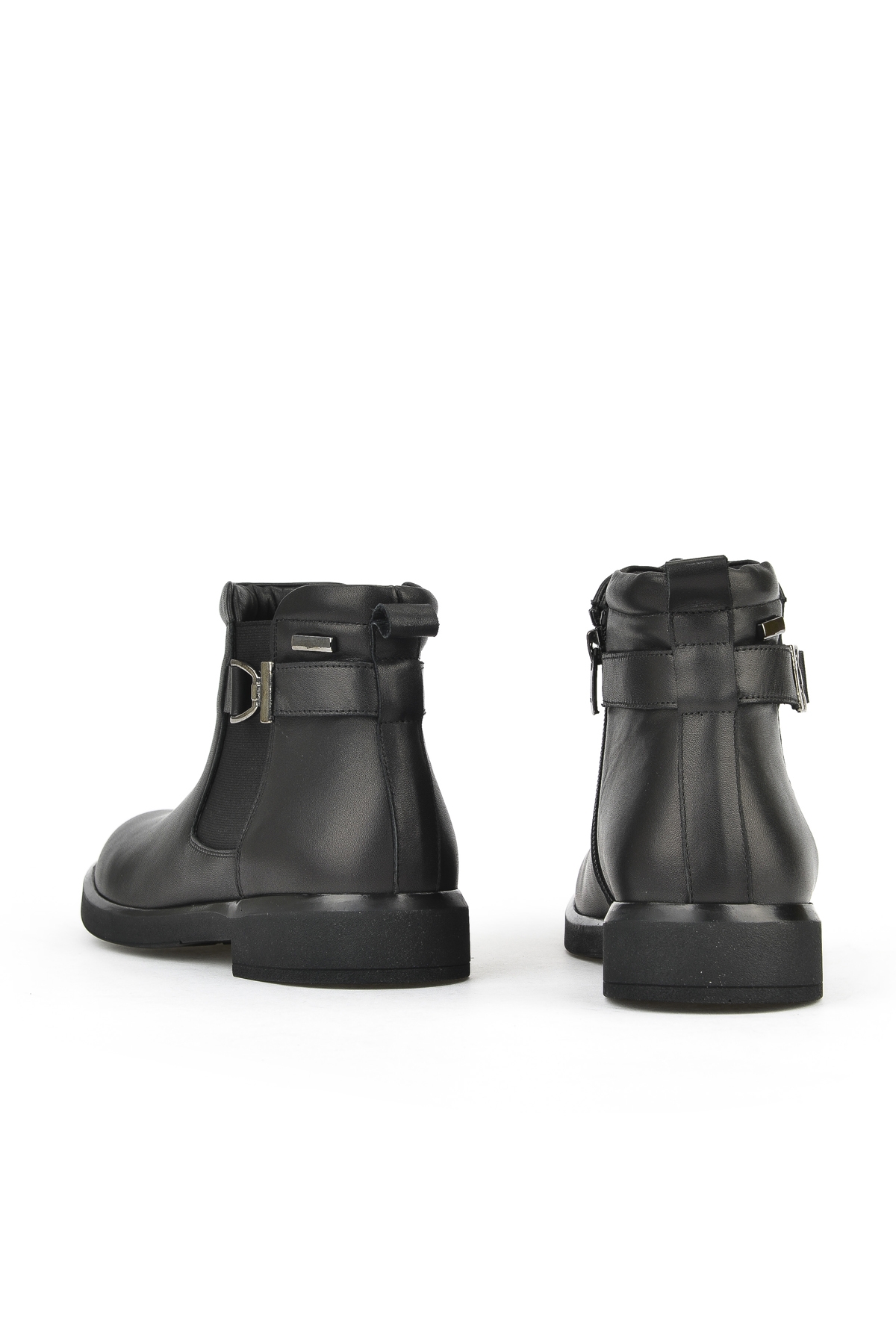 Kadın Hakiki Deri Bot 1531050Z26103460K Siyah - Görsel 4