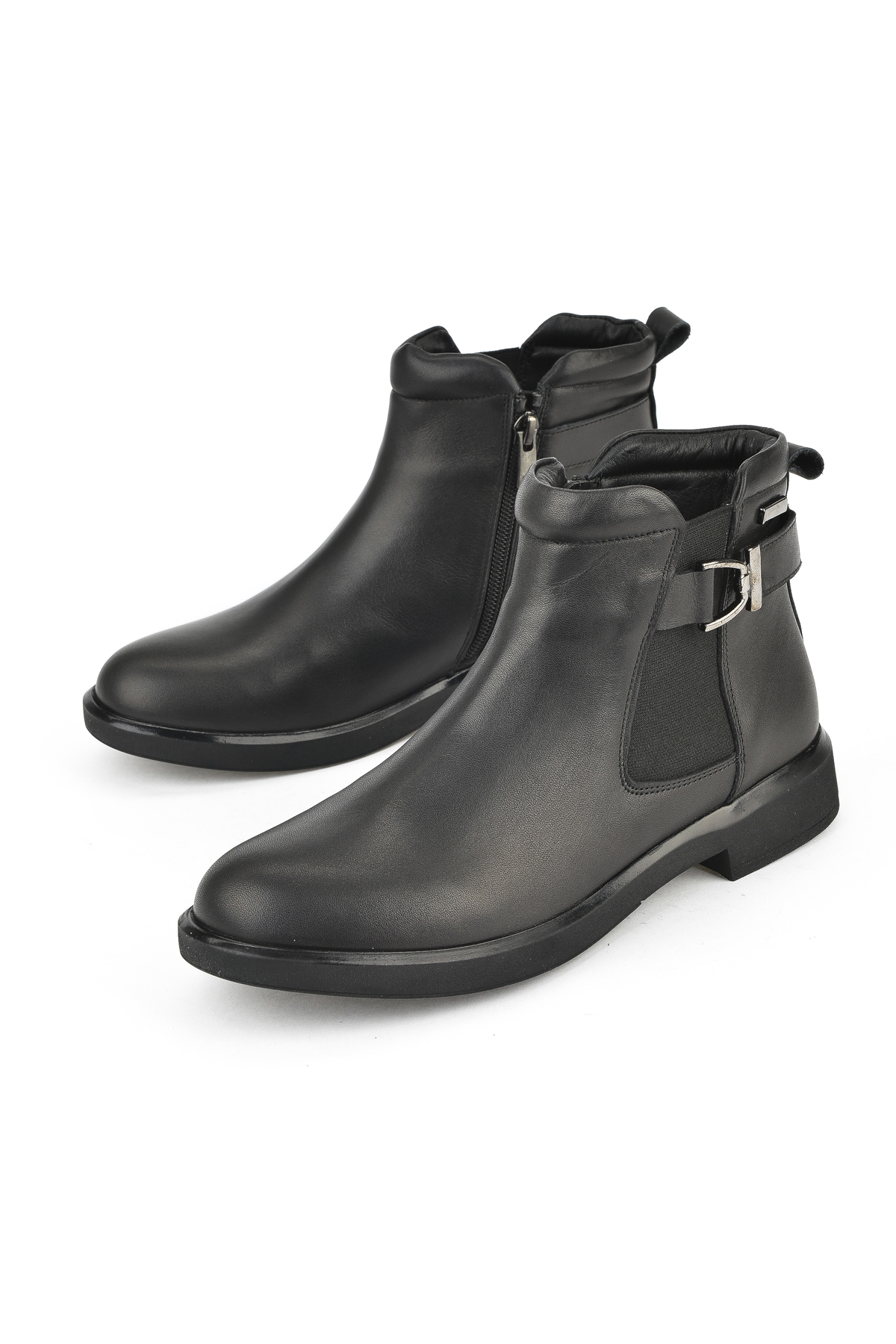 Kadın Hakiki Deri Bot 1531050Z26103460K Siyah - Görsel 6