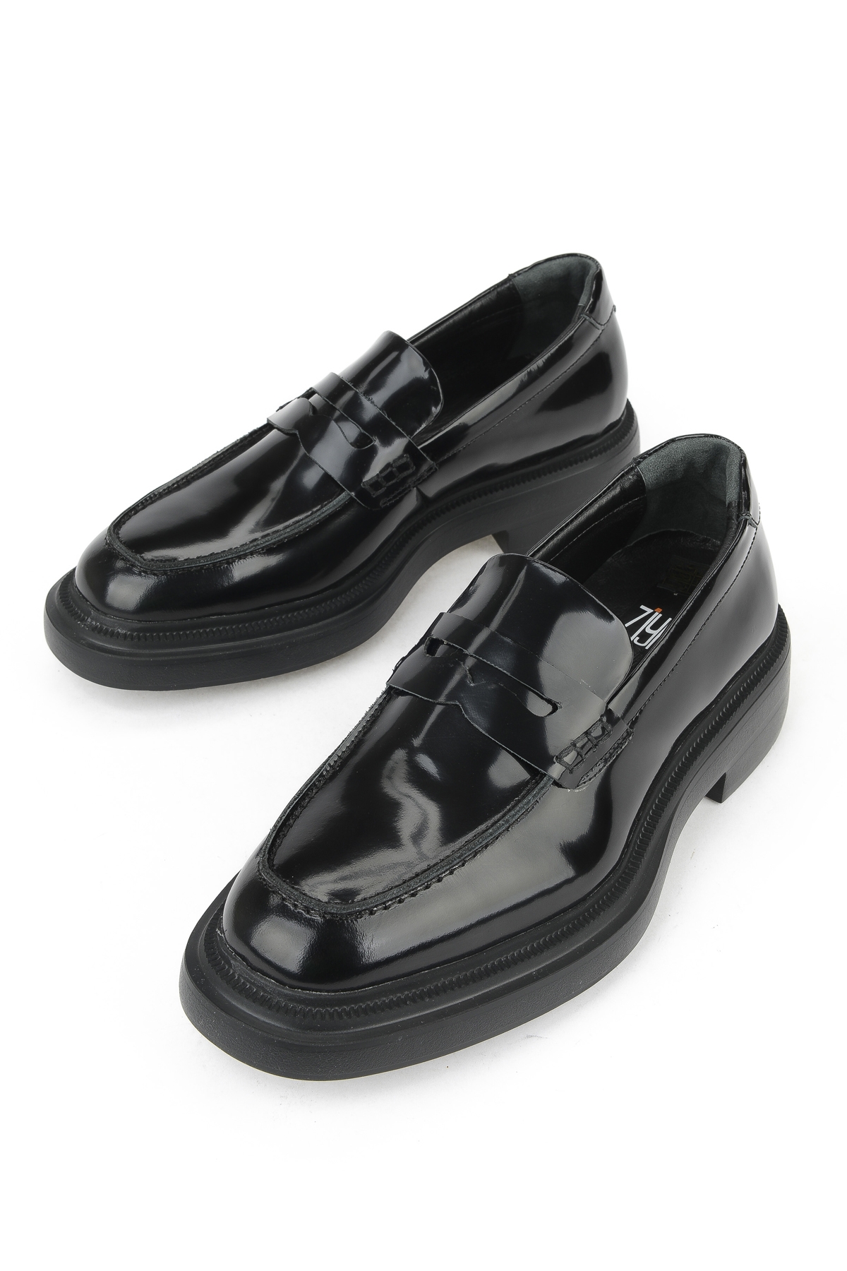 Erkek Hakiki Deri Ayakkabı 1531022Z1171M Siyah - Görsel 6